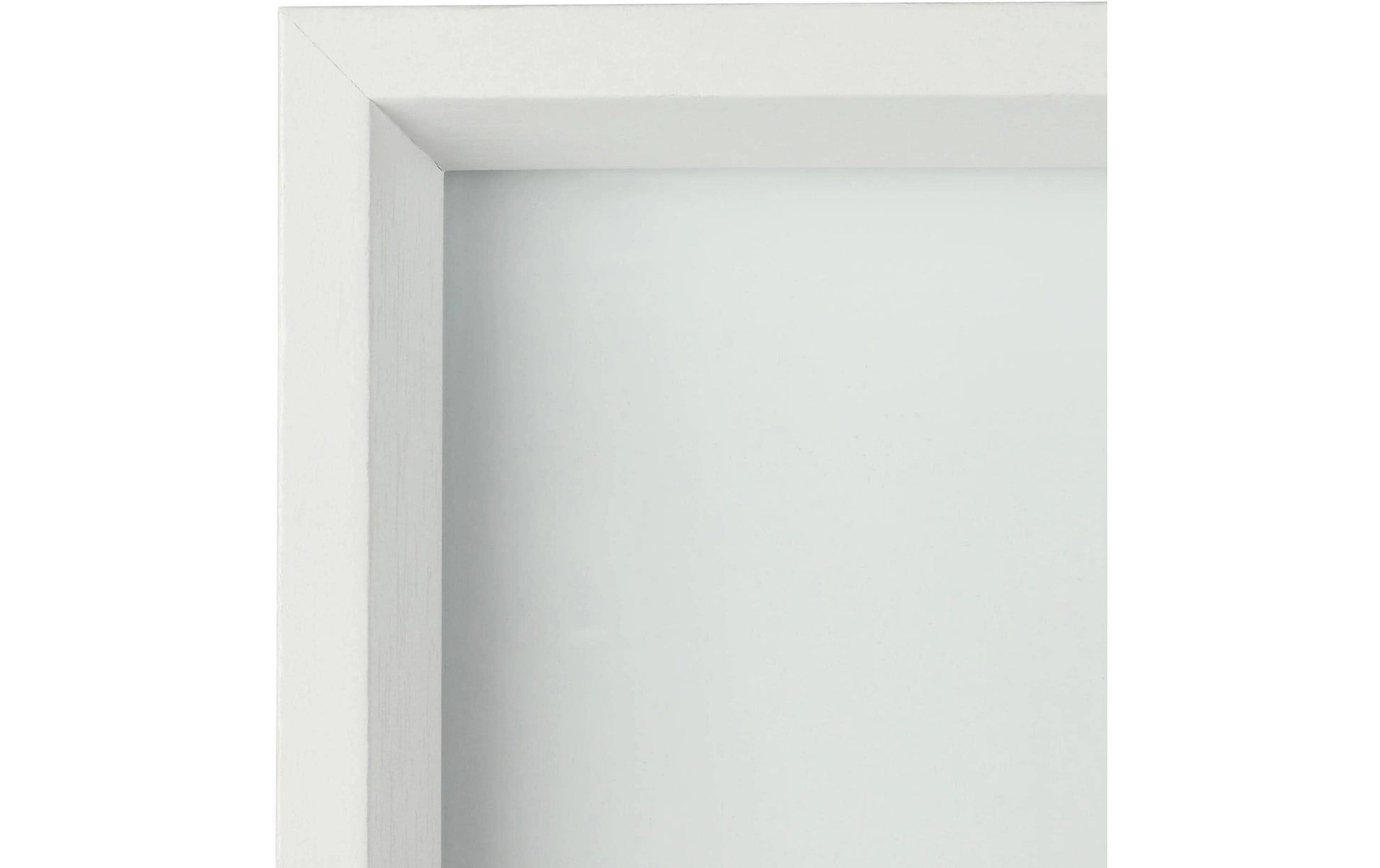 EGLO Bilderrahmen – für 20 × 25 cm – Glas & MDF & Holz, weiss