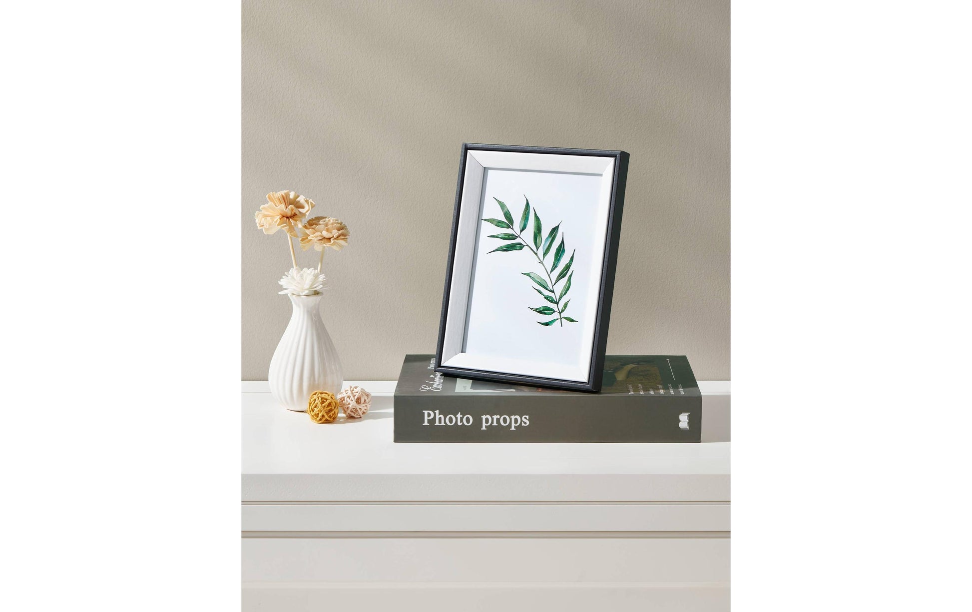 EGLO Renabie Bilderrahmen – für 13 × 18 cm – Glas & MDF, schwarz