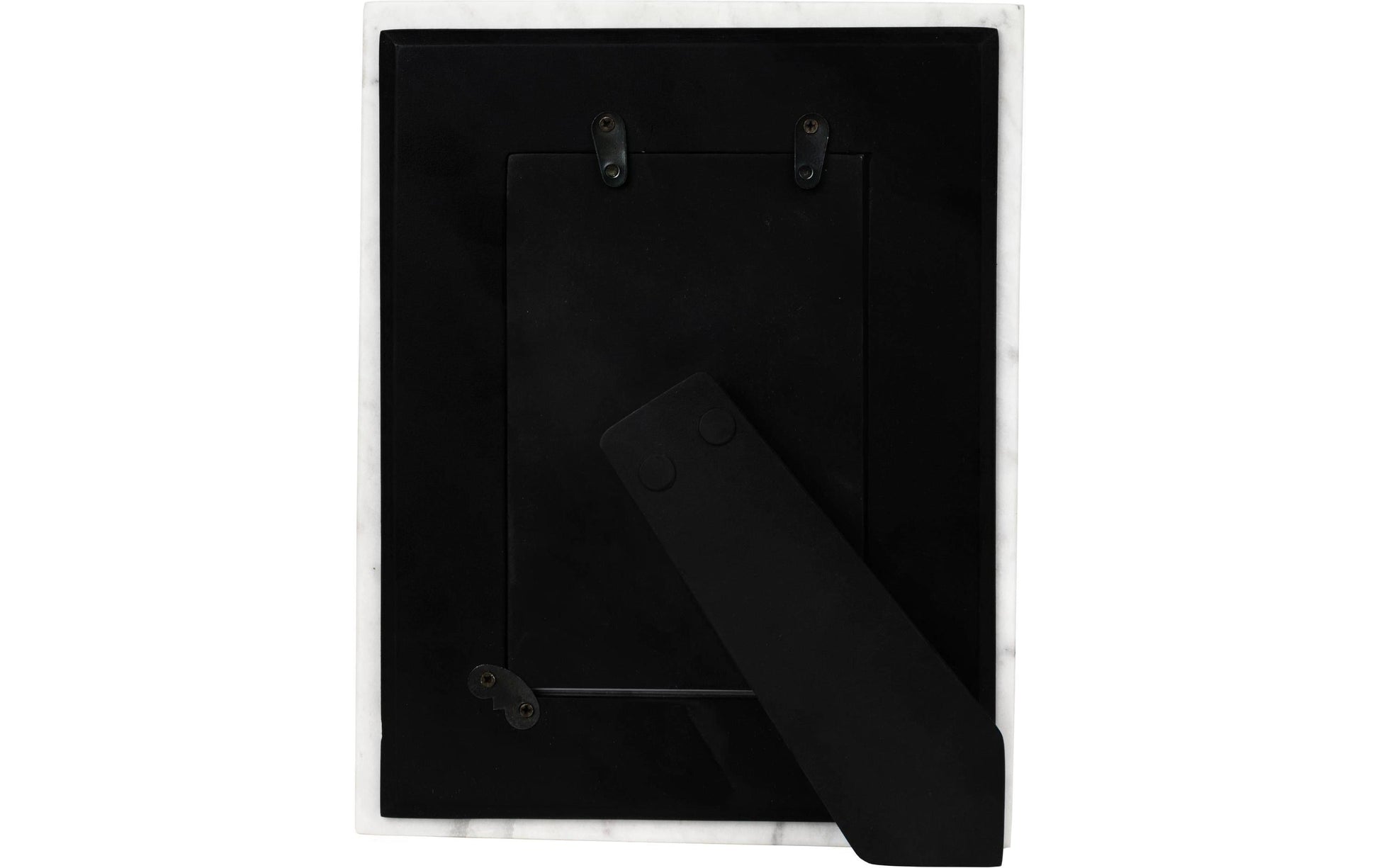 EGLO Siayan Bilderrahmen – für 10 × 15 cm – MDF & Marmor & Glas, weiss