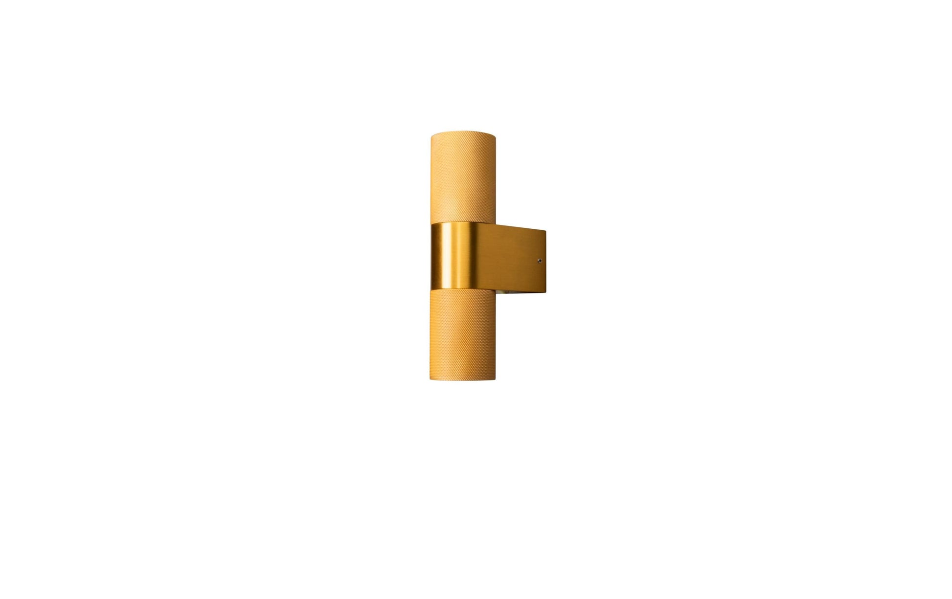 Konstsmide Aussenwandleuchte Temi – 6,5×23,5 cm, 14 W, IP54, Netzbetrieb, dimmbar, Gold, Aluminium