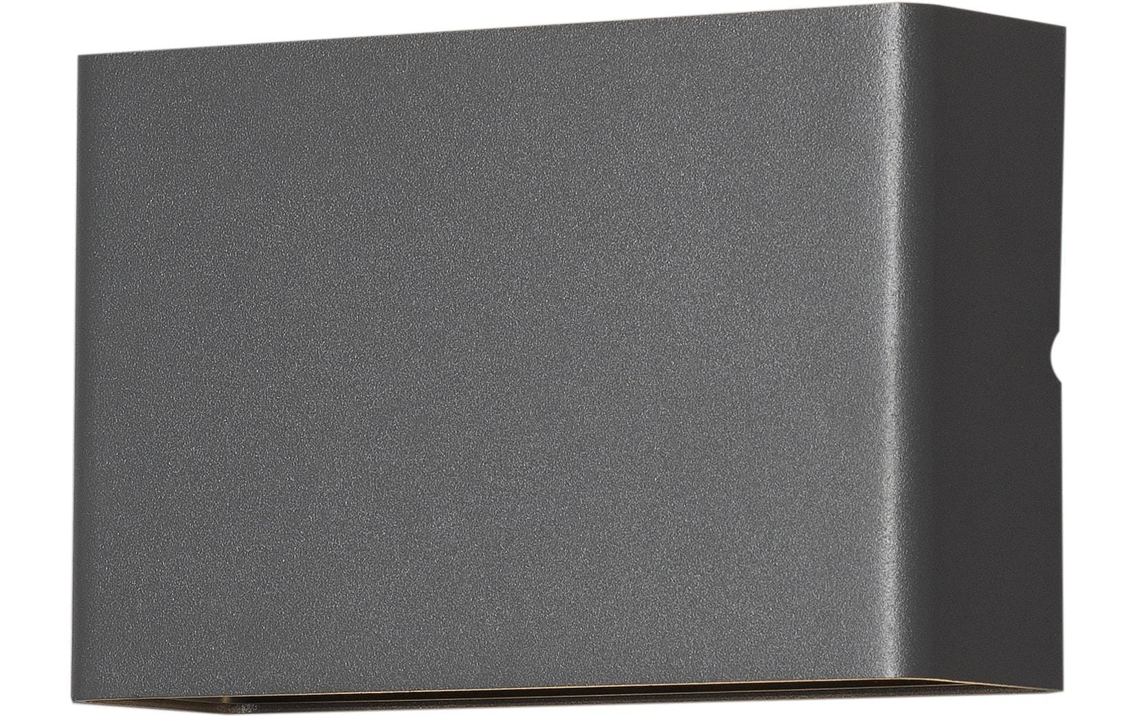 Konstsmide Aussenwandleuchte – 800 lm, 10 W – Warmweiss, 3000 K – IP54 – Netzbetrieb – Anthrazit – Aluminium