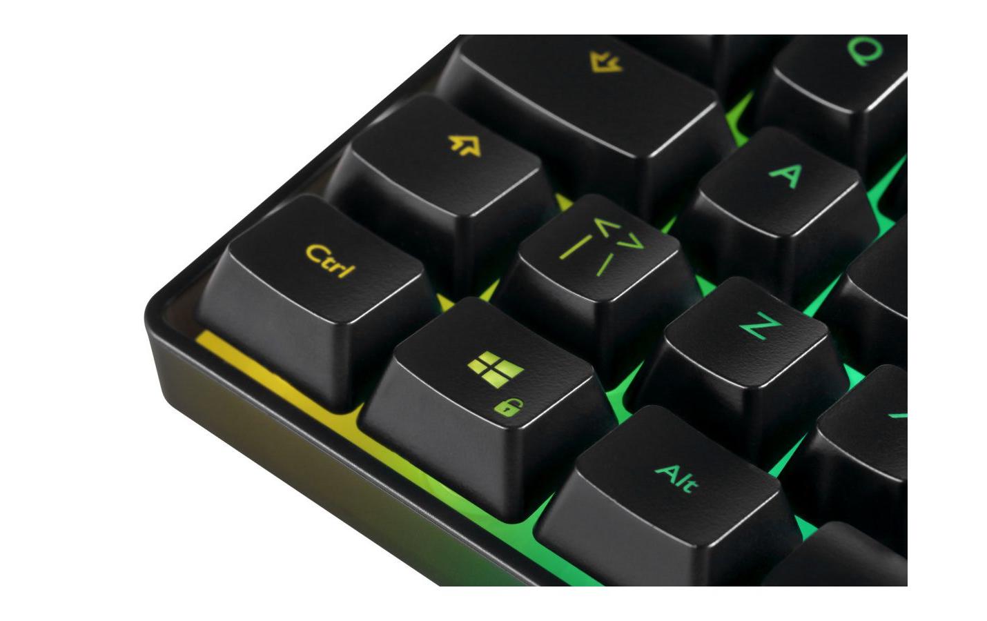 Deltaco Gaming GAM-158-CH – Gaming-Tastatur 60% – Membran, RGB – USB-A kabelgebunden – QWERTZ (CH)