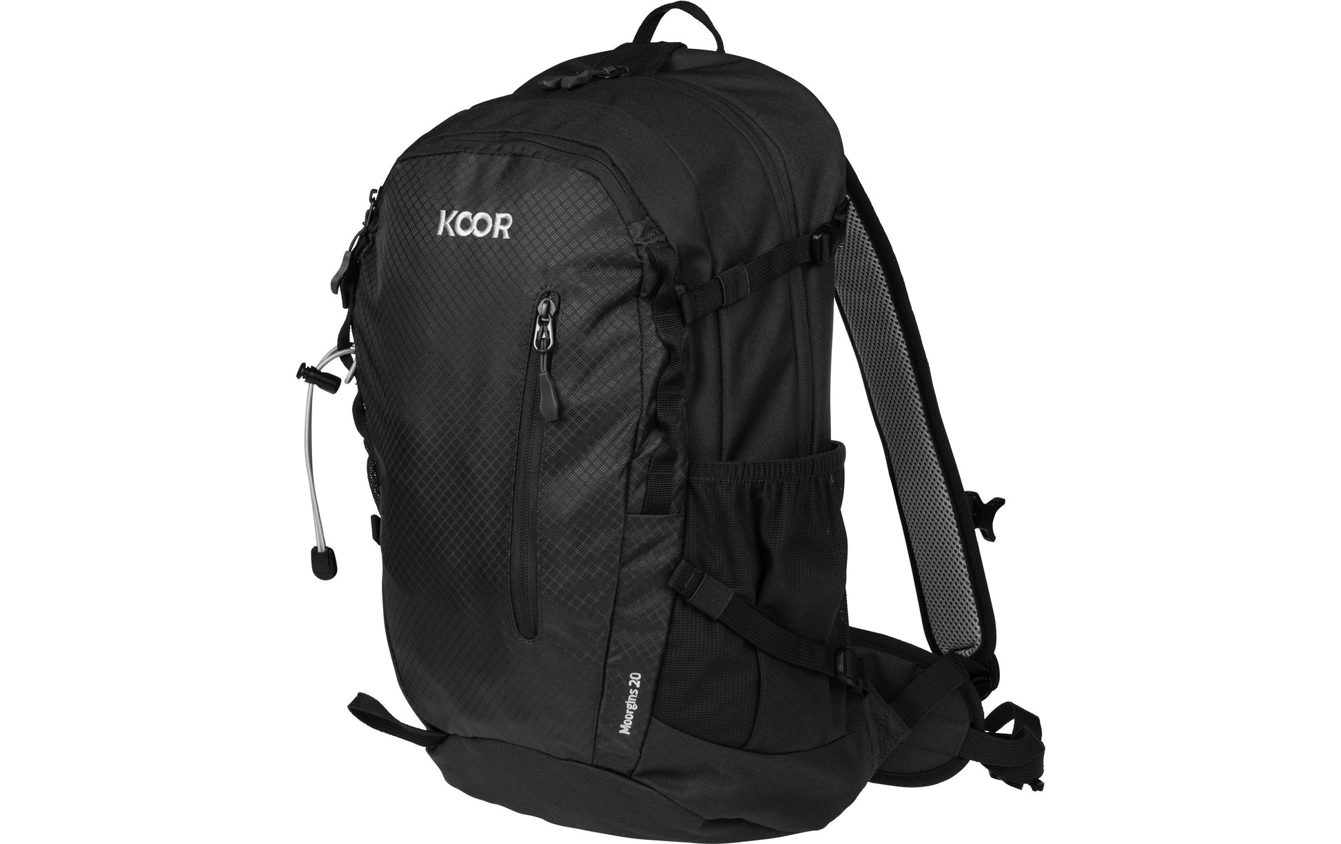 KOOR Wanderrucksack – 20 l, Polyester, Schwarz