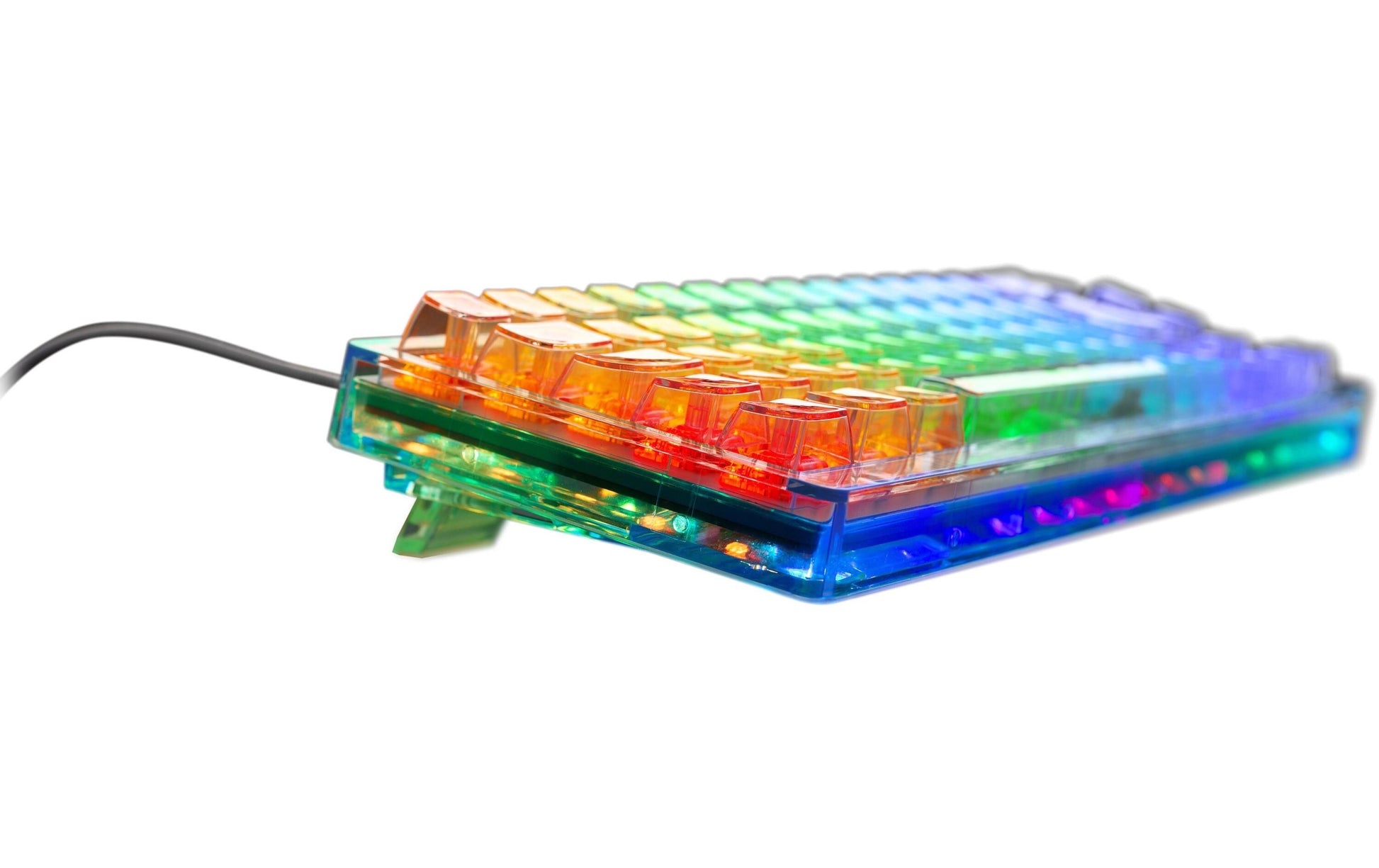 Deltaco Gaming GAM-160-T-CH – Gaming-Tastatur 65% – Mechanisch – Verkabelt, USB-C – QWERTZ (CH) – RGB