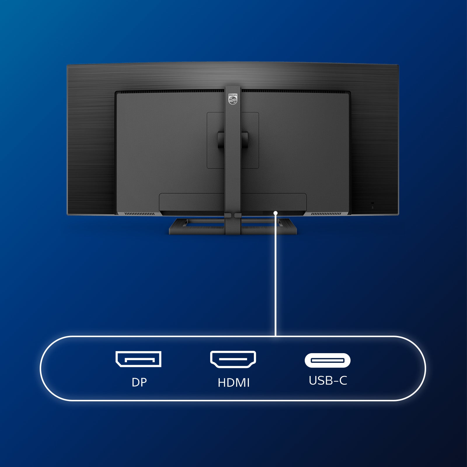 Philips 346E2CUAE/00 – Monitor, 34", VA, 100 Hz, 300 cd/m², Lautsprecher, VESA 100 × 100, Schwarz