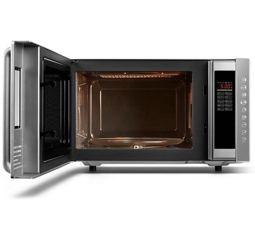 MEDION Kombi-Mikrowelle MD17495 – 23 l, Grill & Heissluft, 800 W – Grau