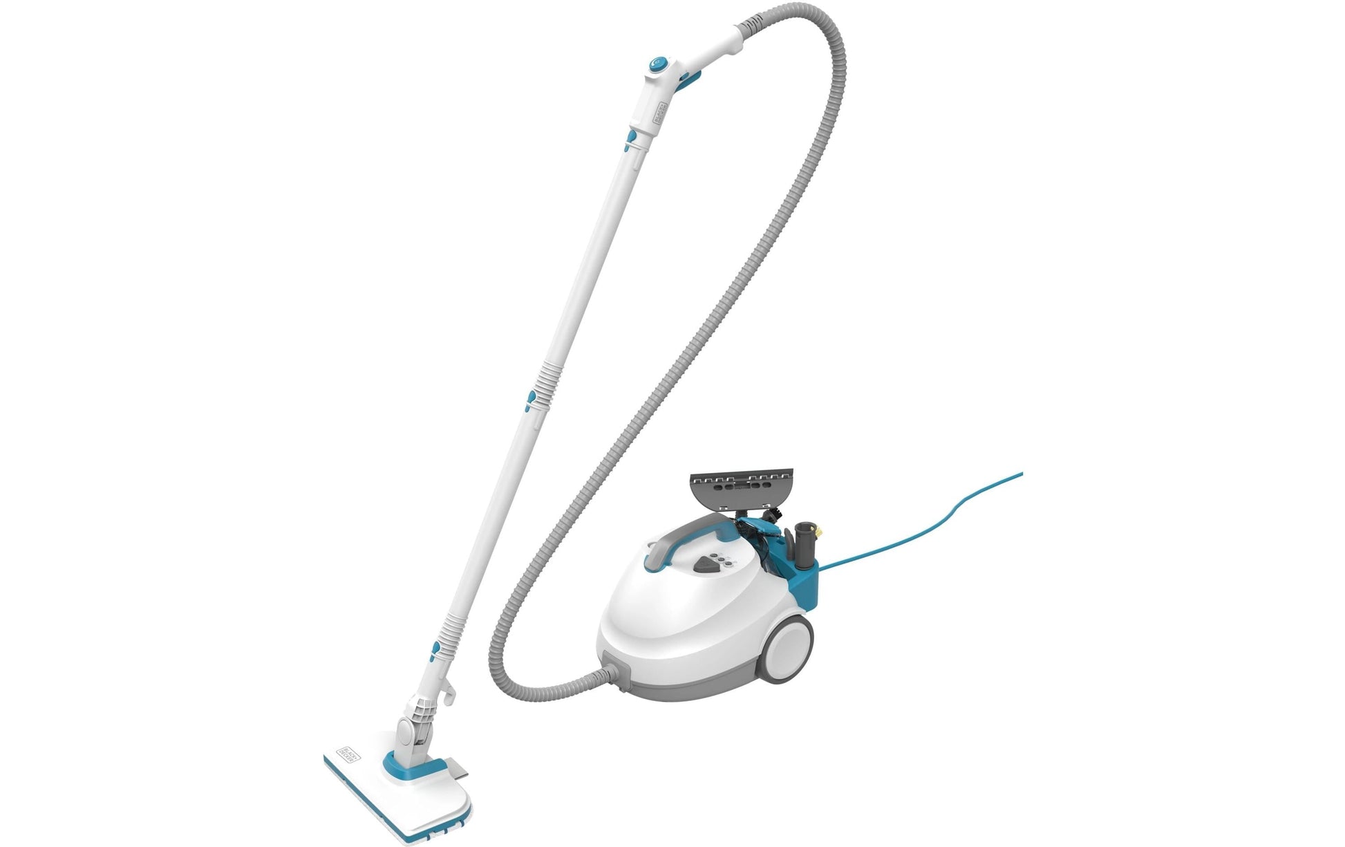 Black & Decker BLACK+DECKER Dampfreiniger – 1200 ml, weiss, für Arbeitsflächen