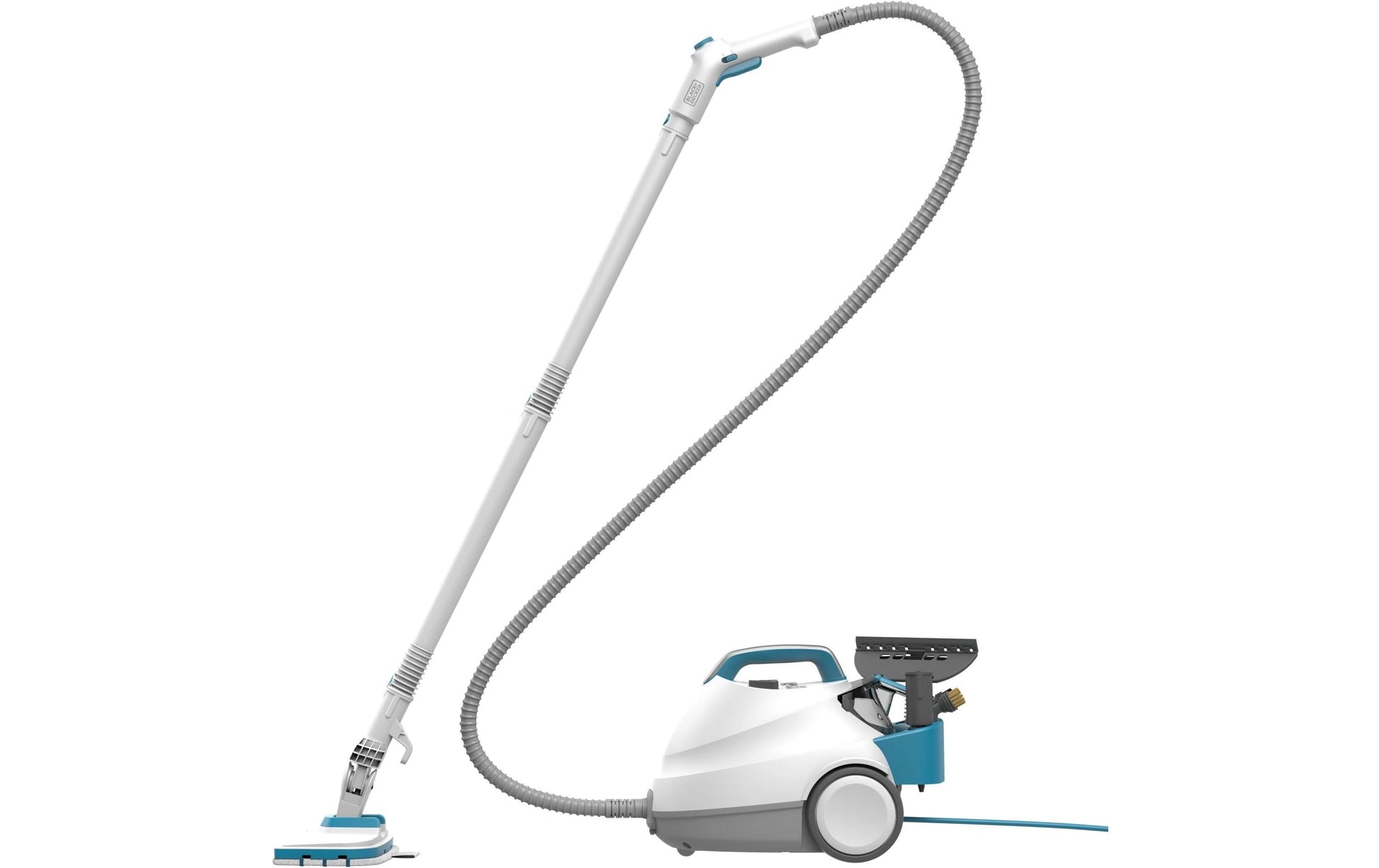 Black & Decker BLACK+DECKER Dampfreiniger – 1200 ml, weiss, für Arbeitsflächen