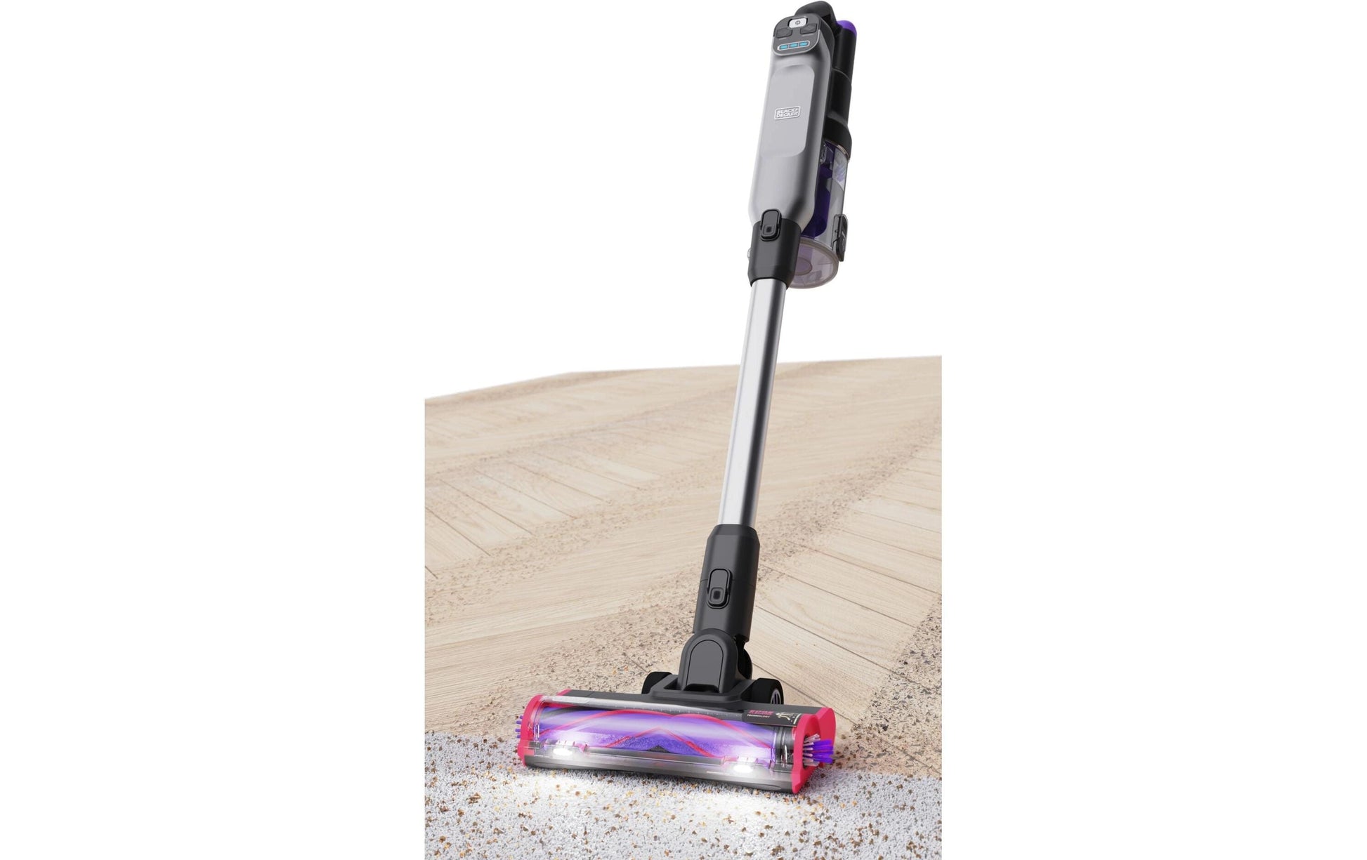 Black & Decker BLACK+DECKER Stielsauger BHFEA640WG – 4000 mAh, 0,8 l, Akkubetrieb, 2 Stufen