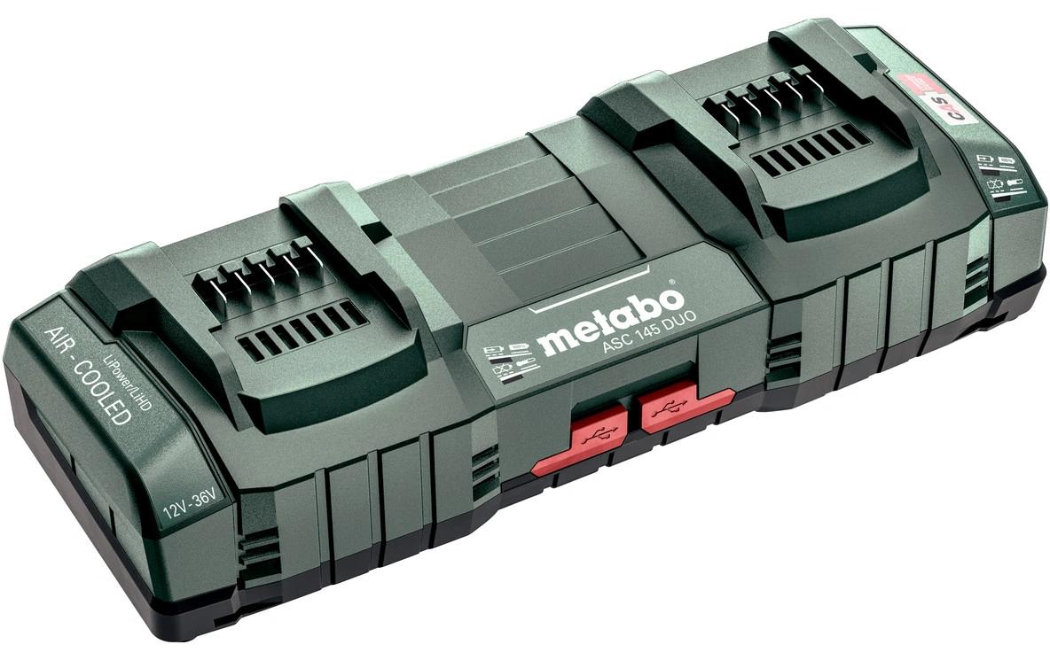 Metabo ASC 145 DUO Ladegerät (EU) – für CAS (Cordless Alliance System)