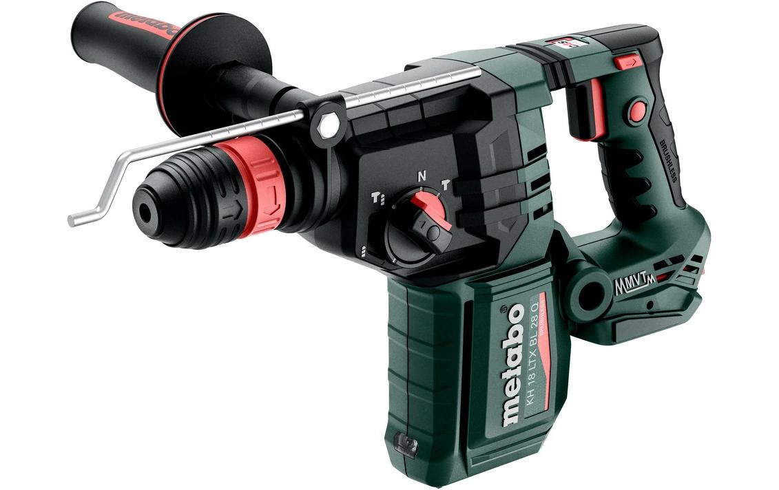 Metabo Akku-Kombihammer KH 18 LTX BL 28 Q – 18 V (Metabo 18V-System) – SDS-plus – Solo