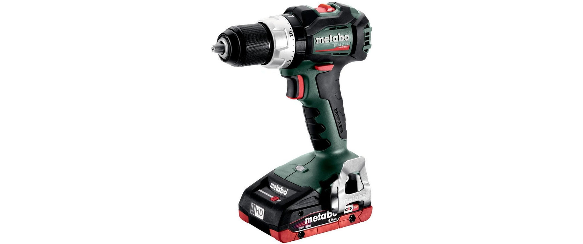 Metabo Schlagbohrschrauber LTBL – 18 V (CAS) – Schnellspannbohrfutter (Ø 13 mm) – 2×4,0 Ah & Ladegerät