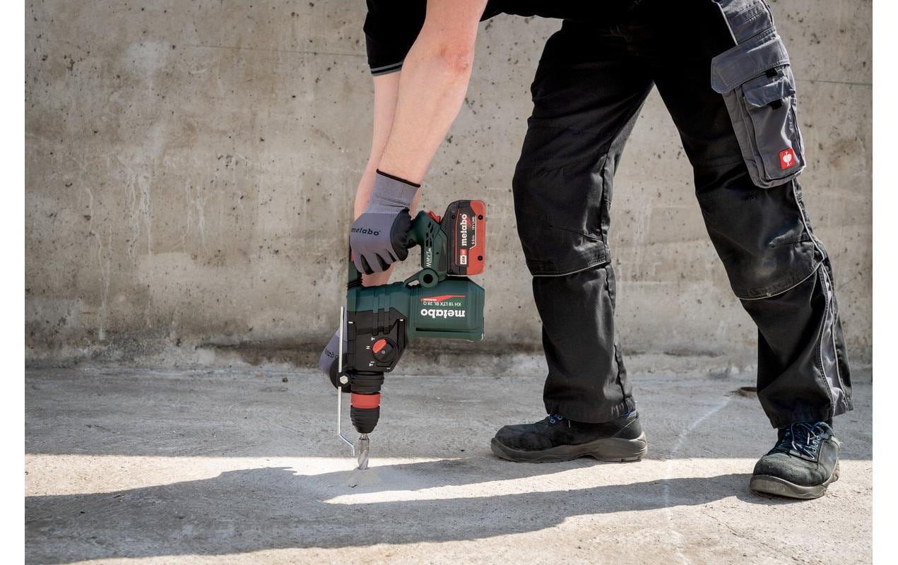 Metabo Akku-Kombihammer KH 18 LTX BL 28 Q – 18 V (Metabo 18V-System) – SDS-plus – Solo
