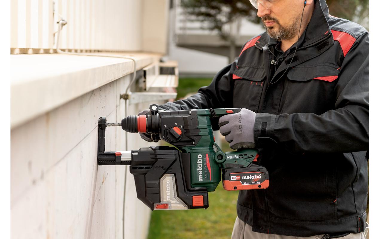 Metabo Akku-Kombihammer KH 18 LTX BL 28 Q – 18 V (Metabo 18V-System) – SDS-plus – Solo
