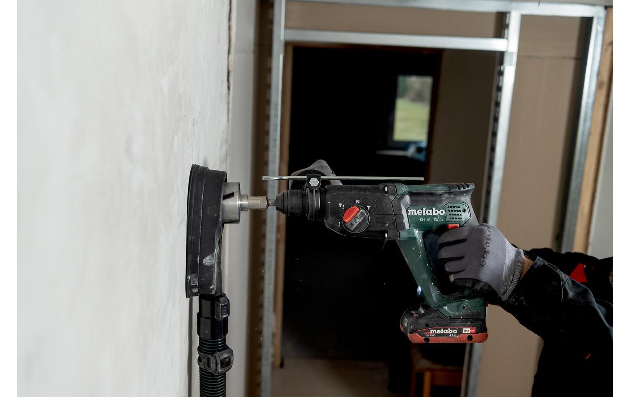 Metabo Bohrhammer KH 18 LTX 24 – 18 V (CAS) – SDS-plus – Beton Ø 24 mm – 2,1 J – Solo – Tragetasche