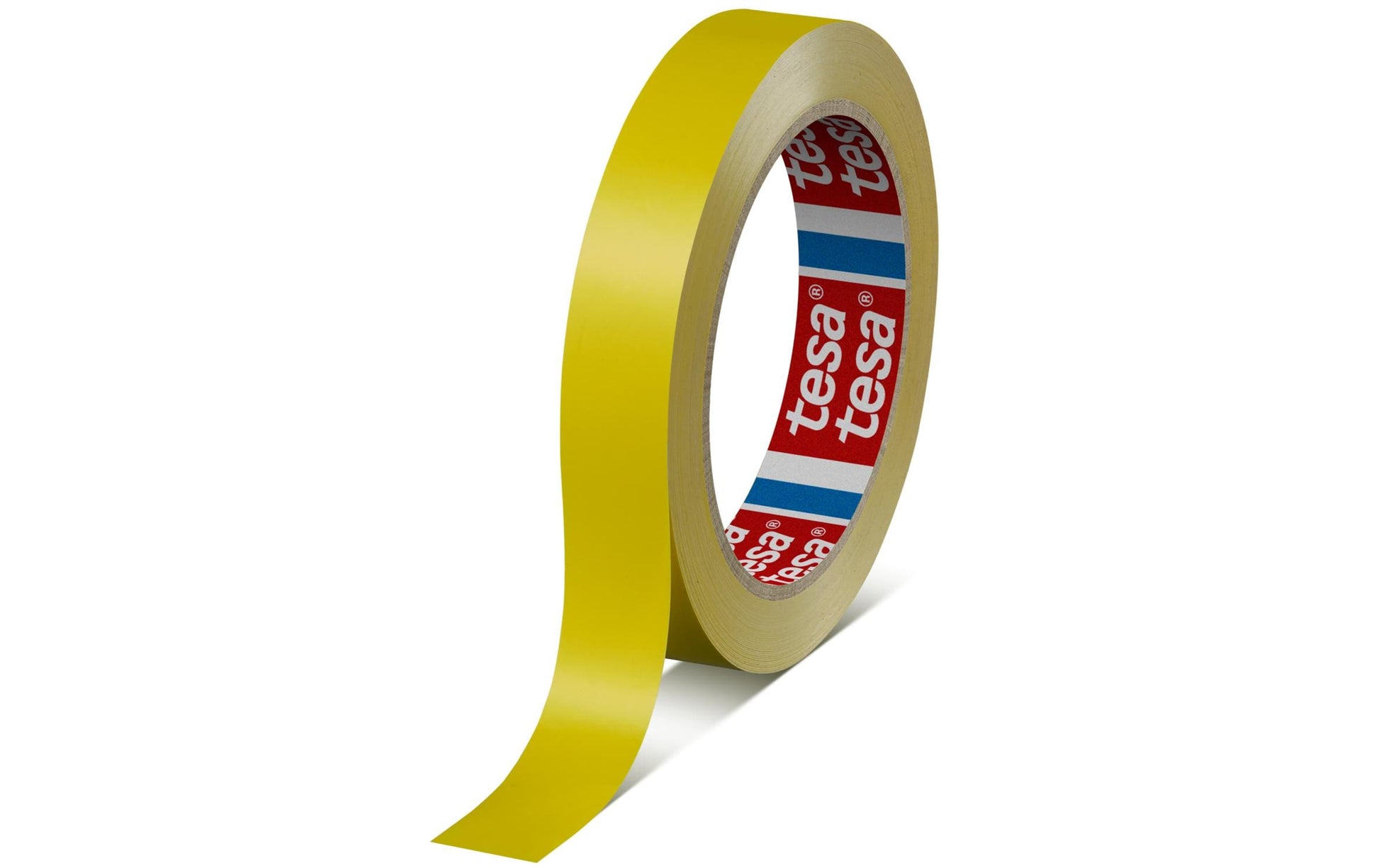 TESA 60404 – Verpackungsklebeband, PVC, Gelb – 19 mm × 66 m – 1 Stück