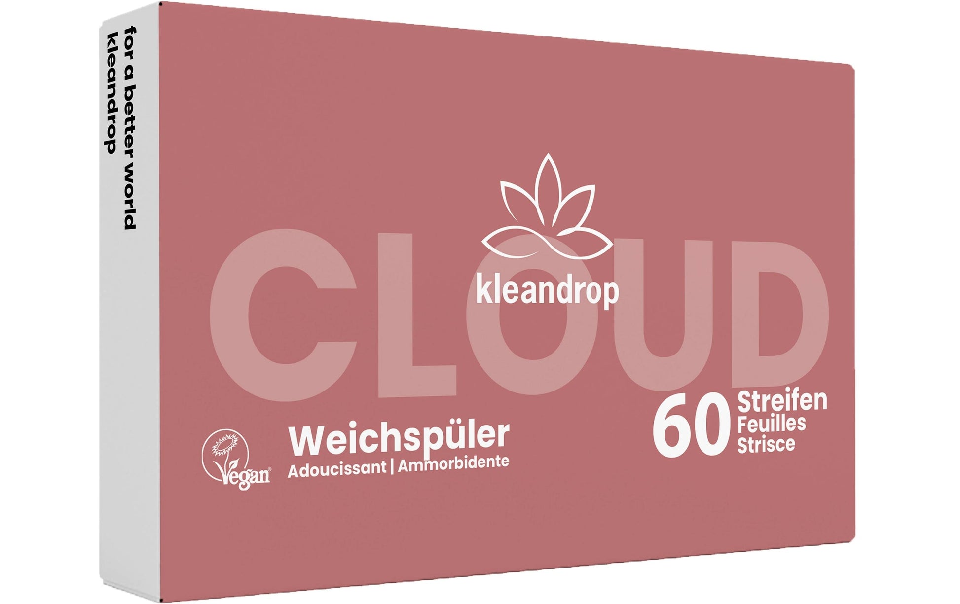 Kleandrop Waschstreifen – Clouds – 60 Streifen – biologisch abbaubar