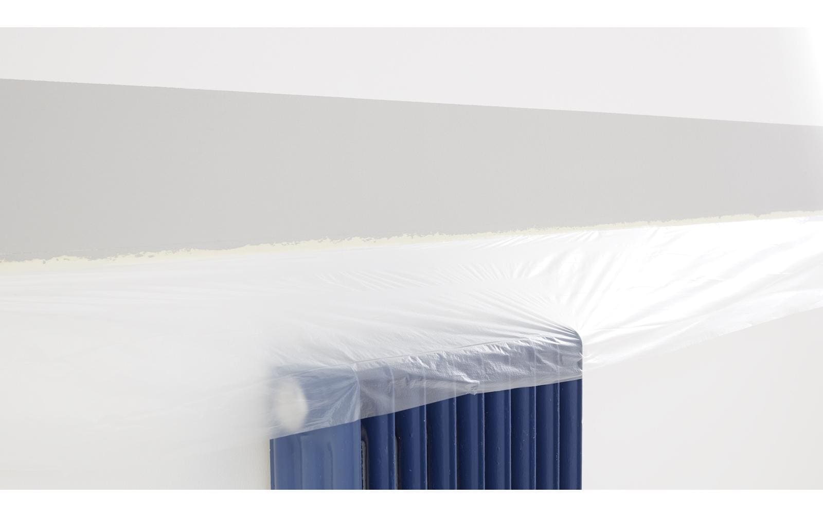 TESA Abdeckfolie mit Band Easy Cover Universal, transparent – 2'600 mm × 17,0 m