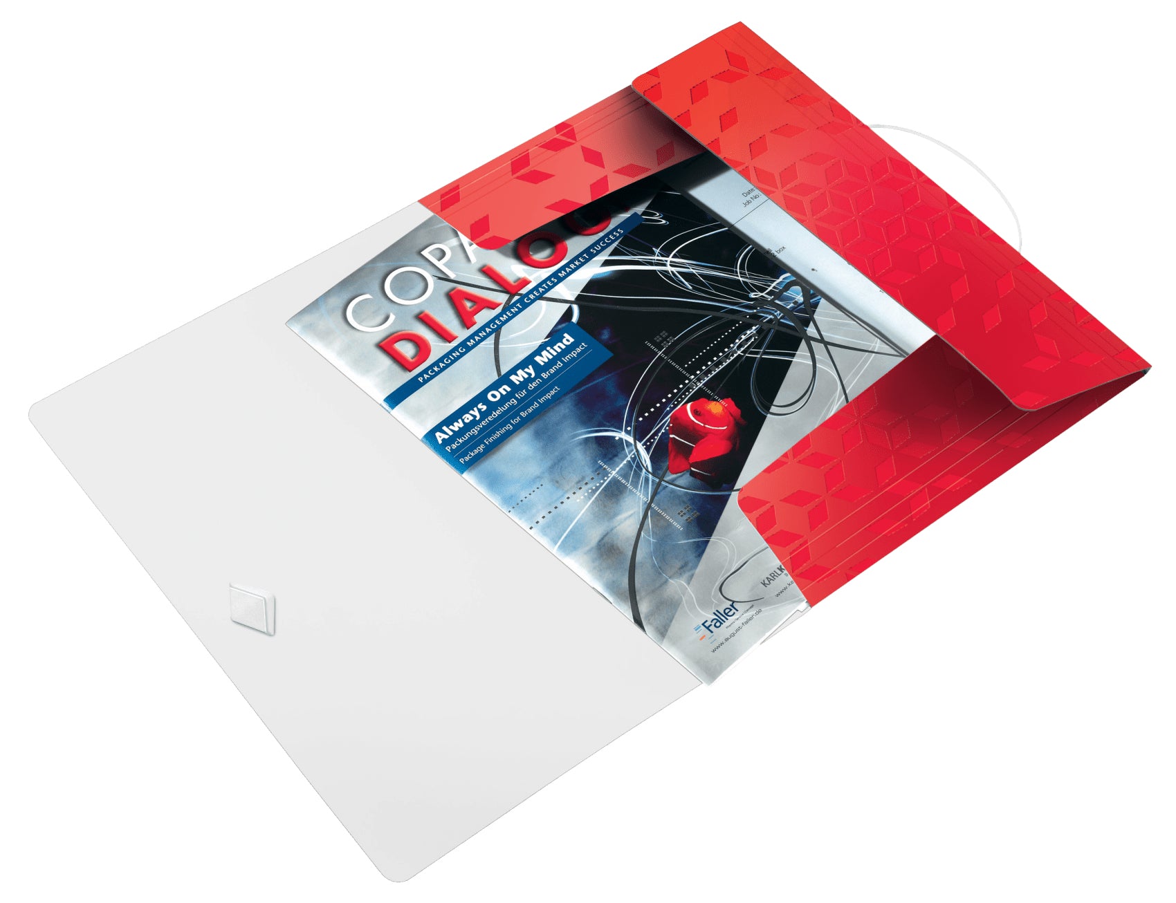 Leitz WOW Gummibandmappe A4 – Polypropylen (PP), rot, säurefrei, bis 150 Blatt