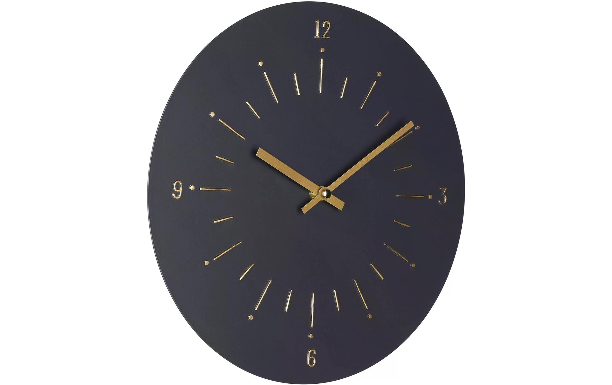 Eglo Wanduhr Takahagi – Ø 30 cm, schwarz, Metall