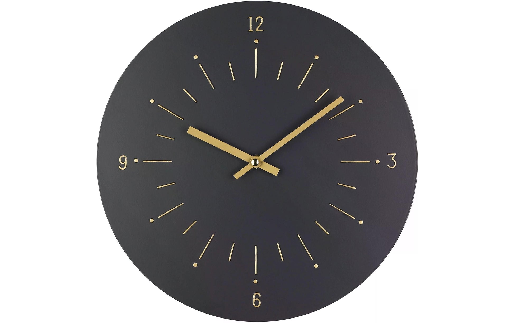 Eglo Wanduhr Takahagi – Ø 30 cm, schwarz, Metall