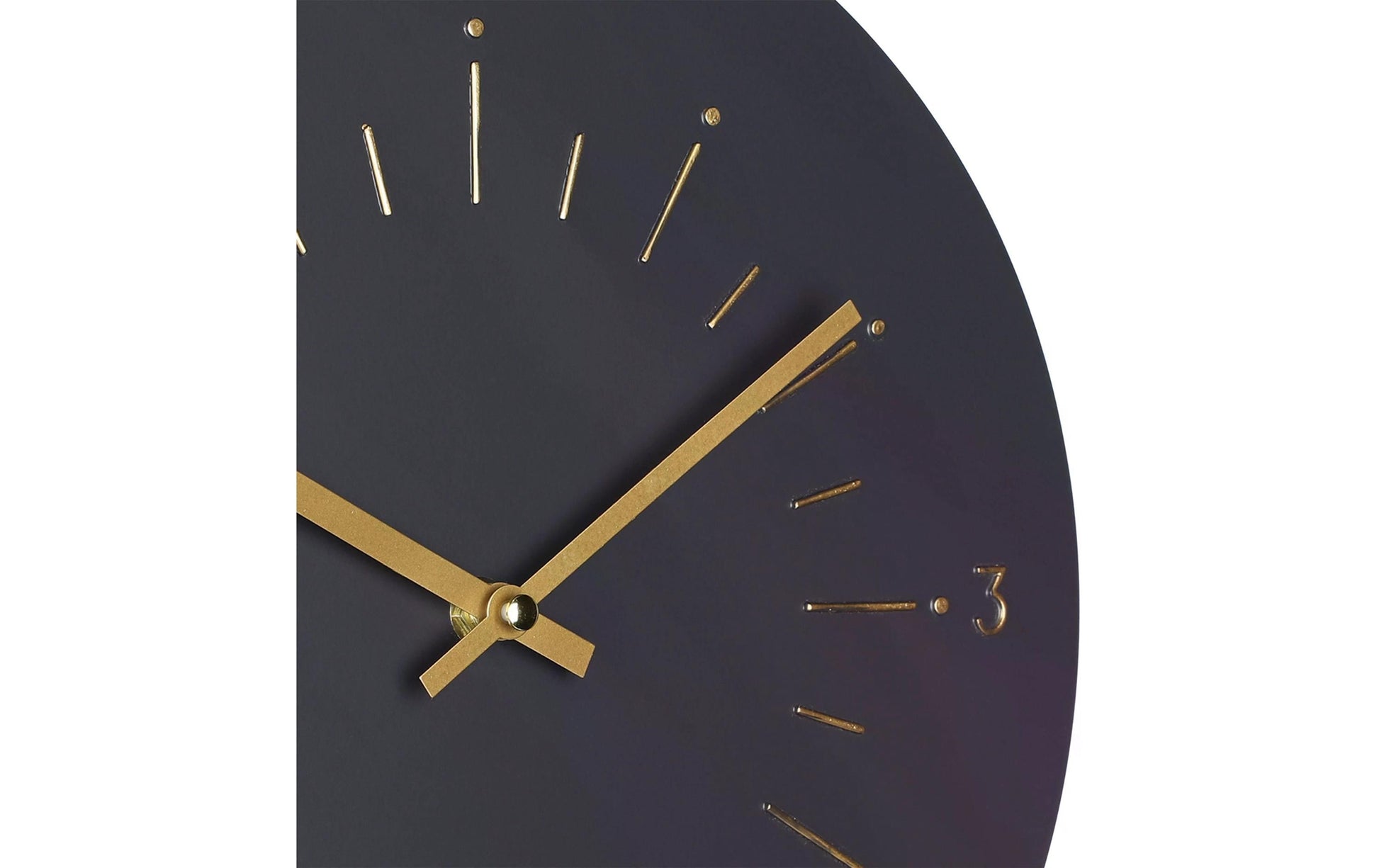 Eglo Wanduhr Takahagi – Ø 30 cm, schwarz, Metall