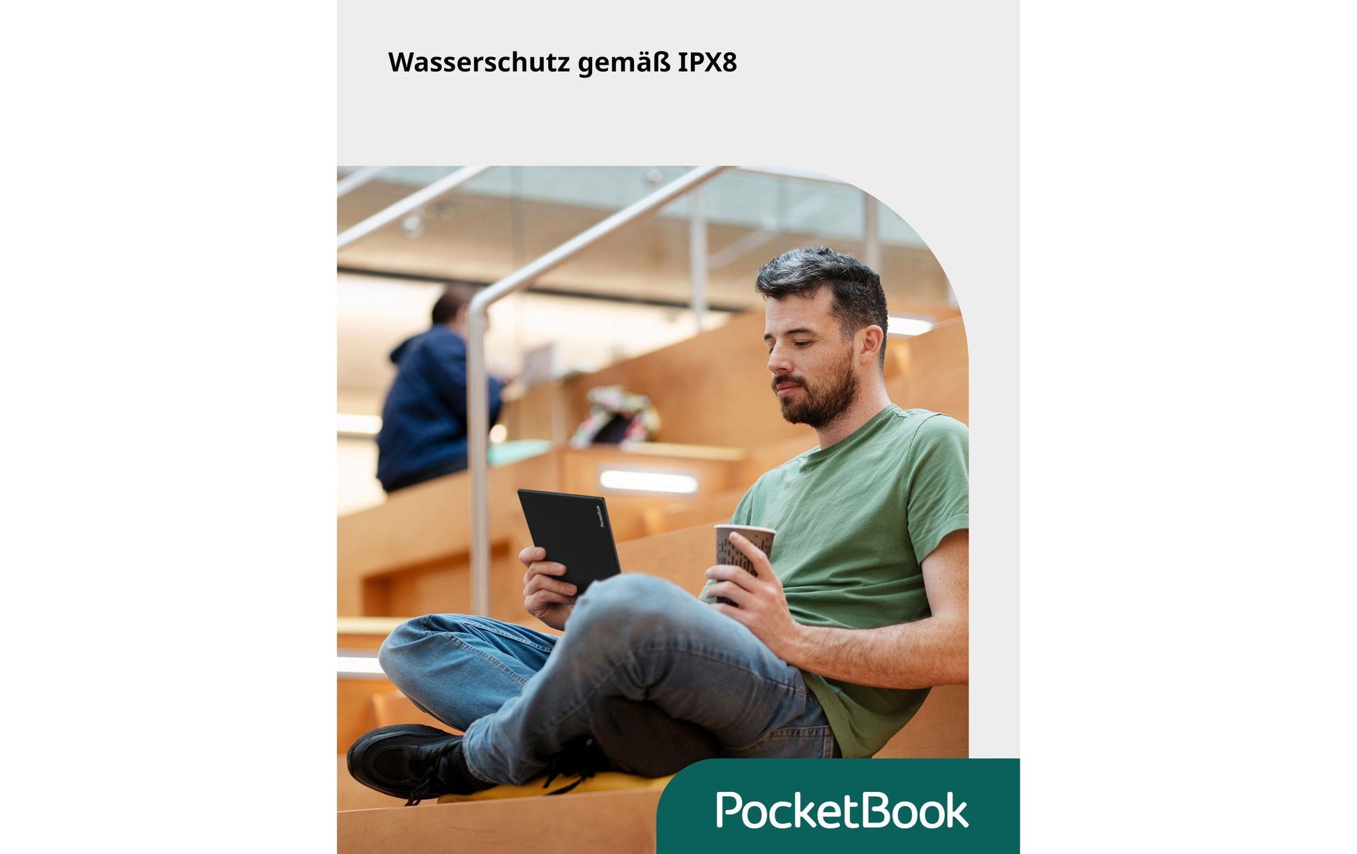 PocketBook InkPad Color 3 – 7,8" E-Ink Kaleido 3, 32 GB, IPX8, Schwarz
