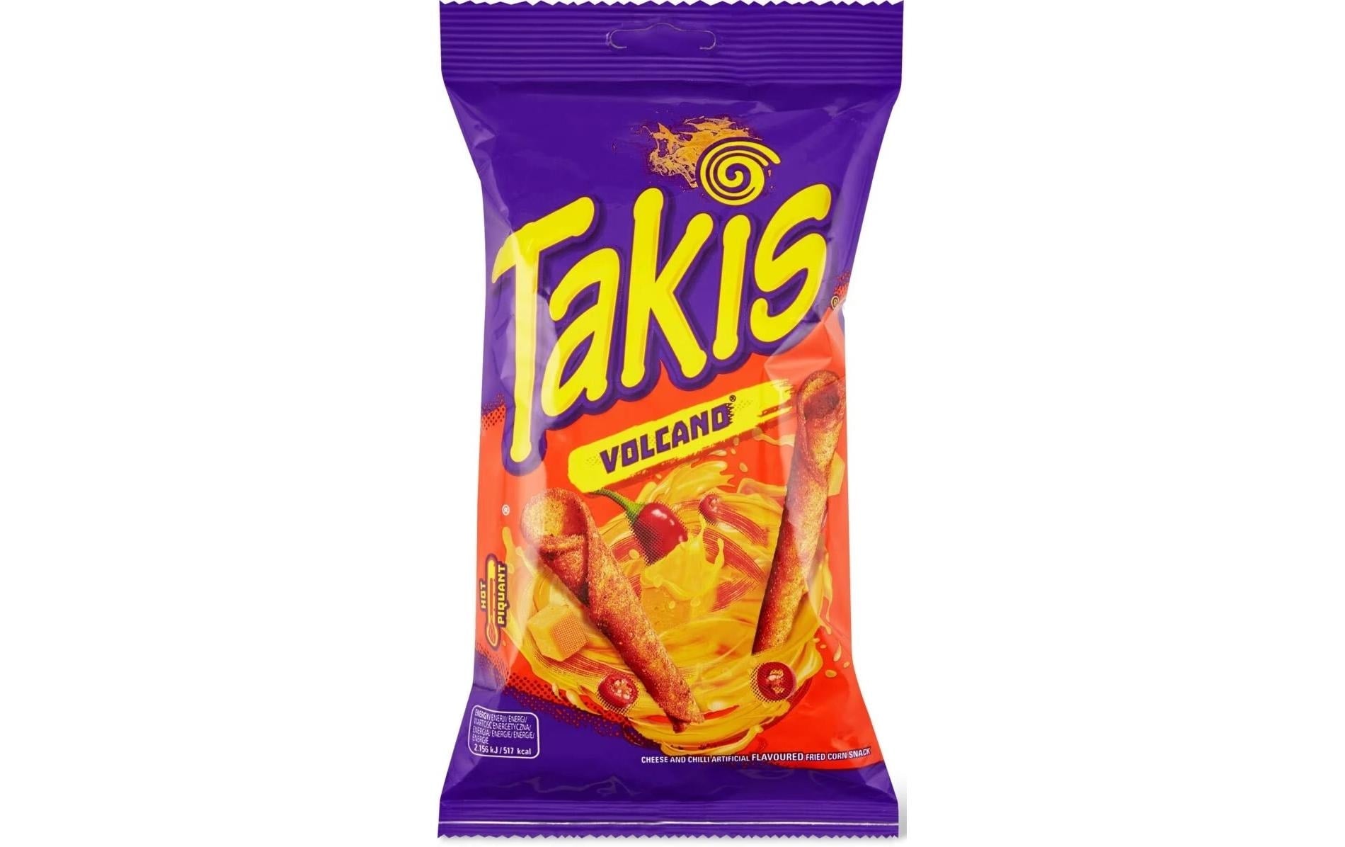 Takis Volcano Chips – Käse & Chili – 100 g