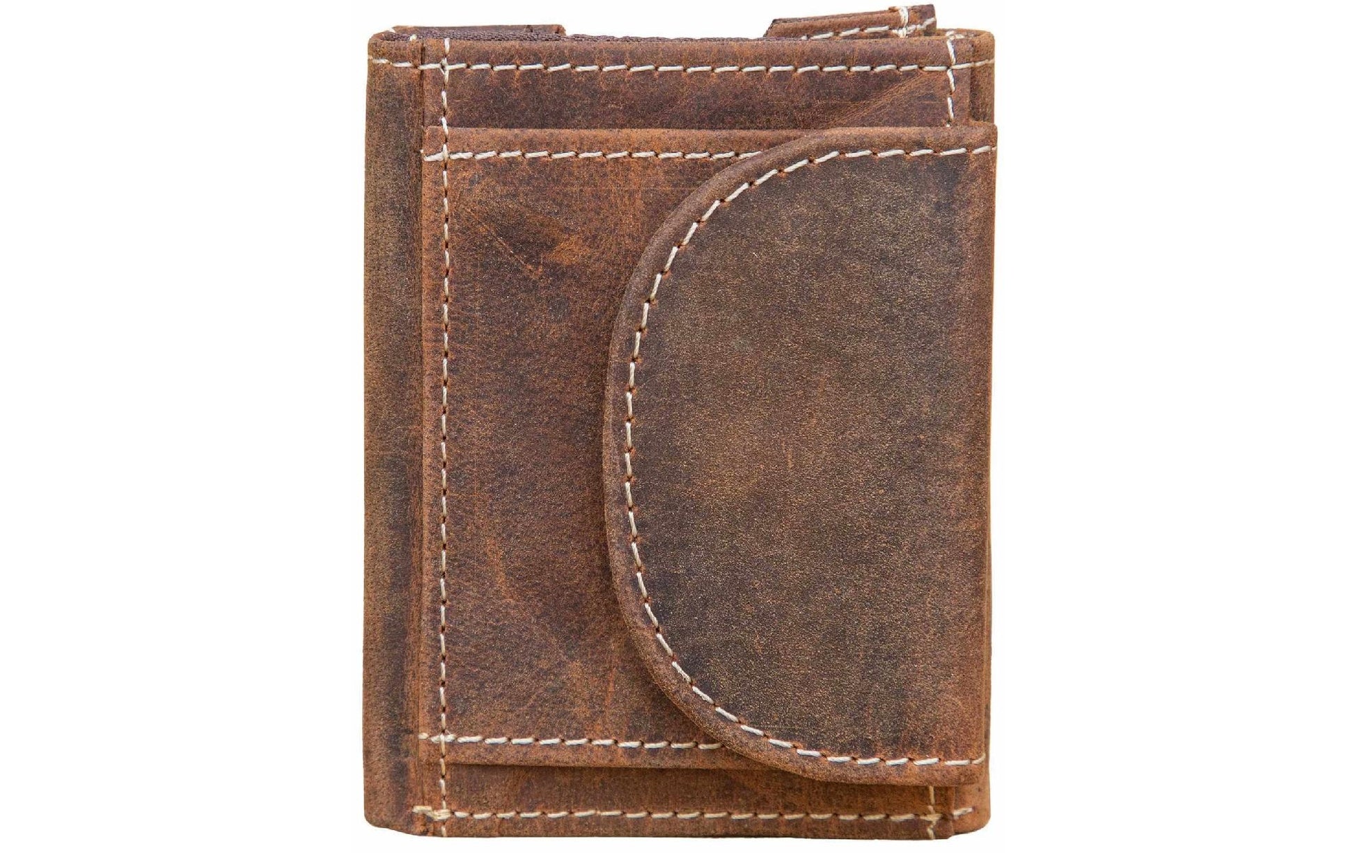 Alpenleder Brieftasche Pocket – 60 × 105 × 15 mm – Old Havanna – Leder