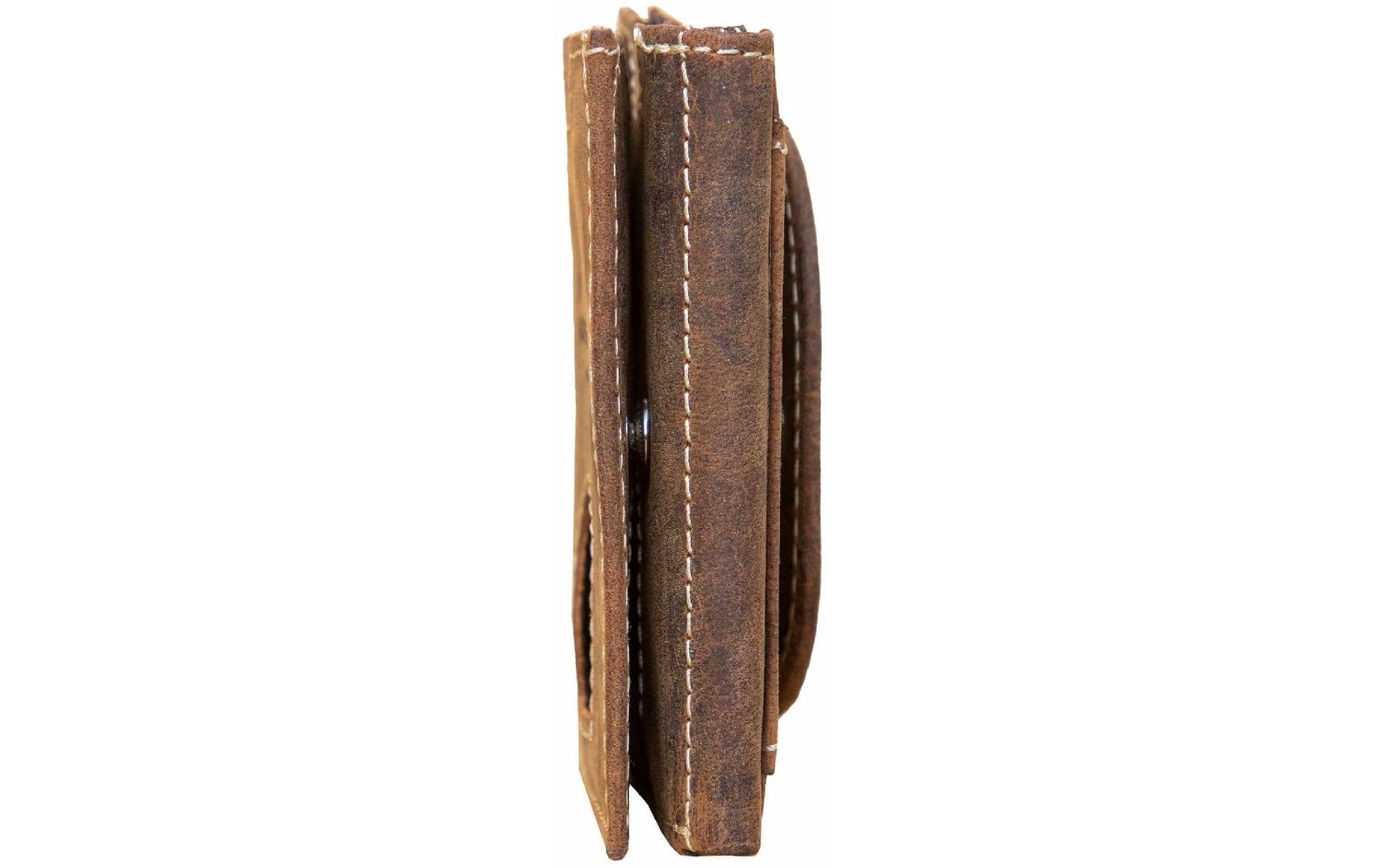 Alpenleder Brieftasche Pocket – 60 × 105 × 15 mm – Old Havanna – Leder