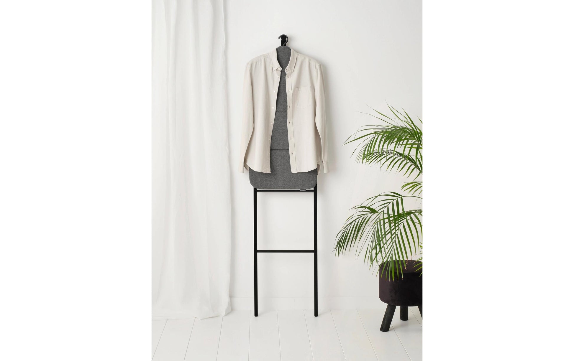 Brabantia Linn Dressboy Garderobenständer – Stahl – Schwarz – 1'680 mm