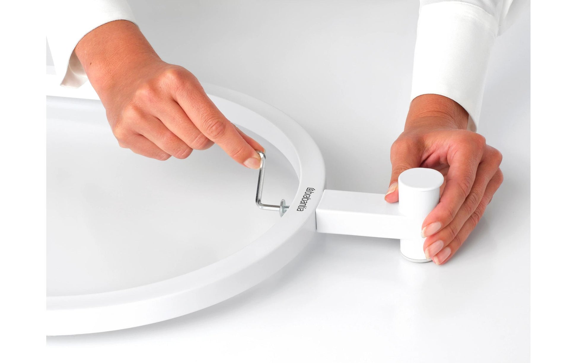 Brabantia Linn Dressboy Garderobenständer – Stahl – Weiss – 1'680 mm