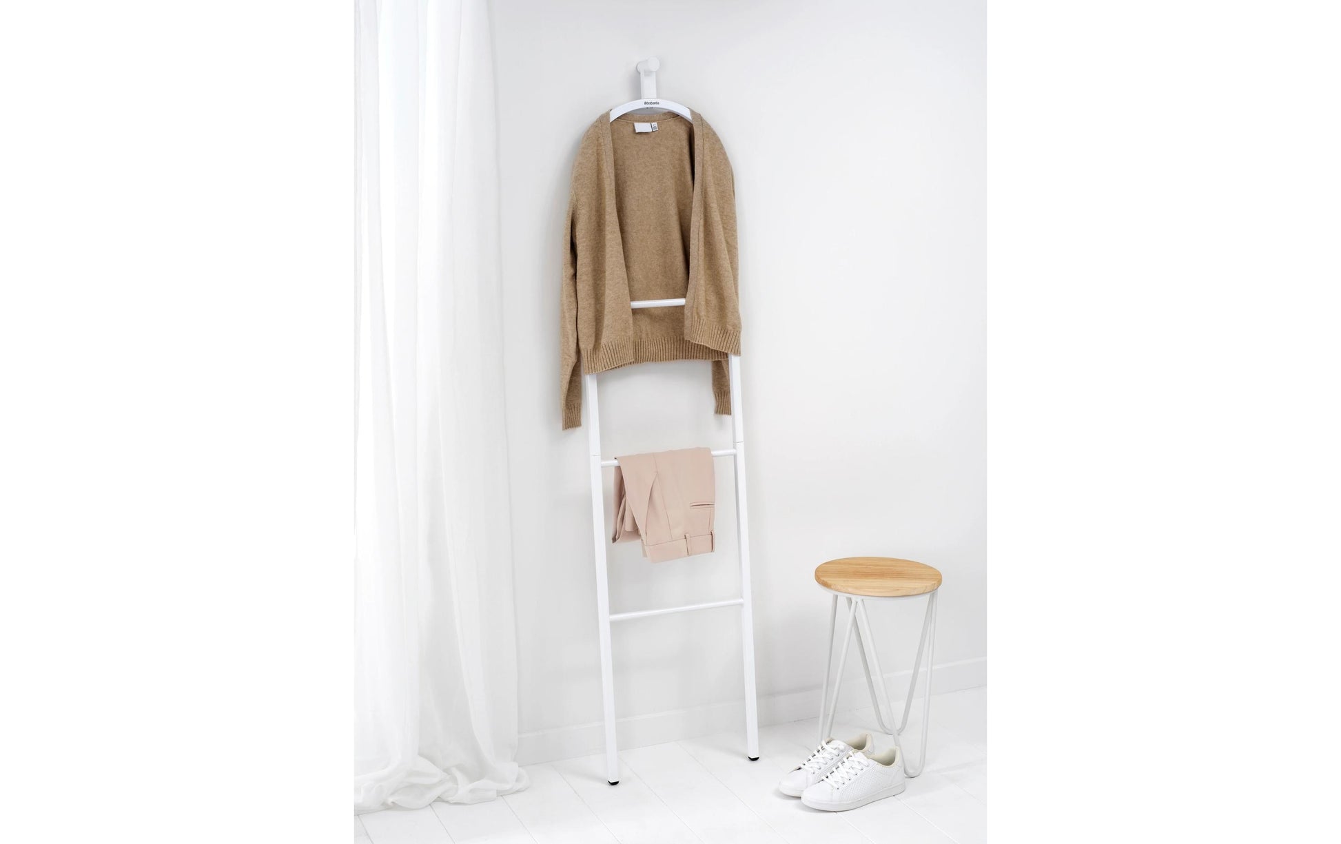 Brabantia Linn Dressboy Garderobenständer – Stahl – Weiss – 1'680 mm