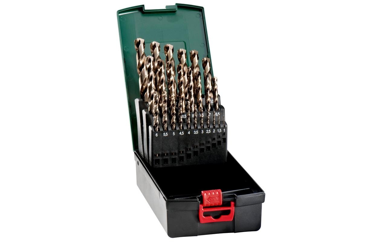 Metabo Bohrer-Set – Kunststoffkassette, HSS-Co