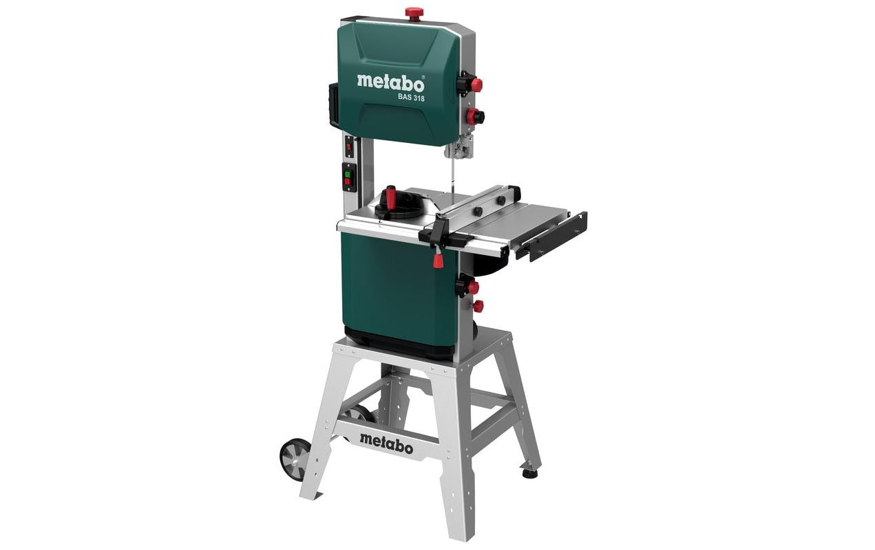 Metabo Vertikale Bandsäge BAS 318 PRECISION DNB – 900 W – Schnellwechsel-System – Schnitthöhe 170 mm – Solo