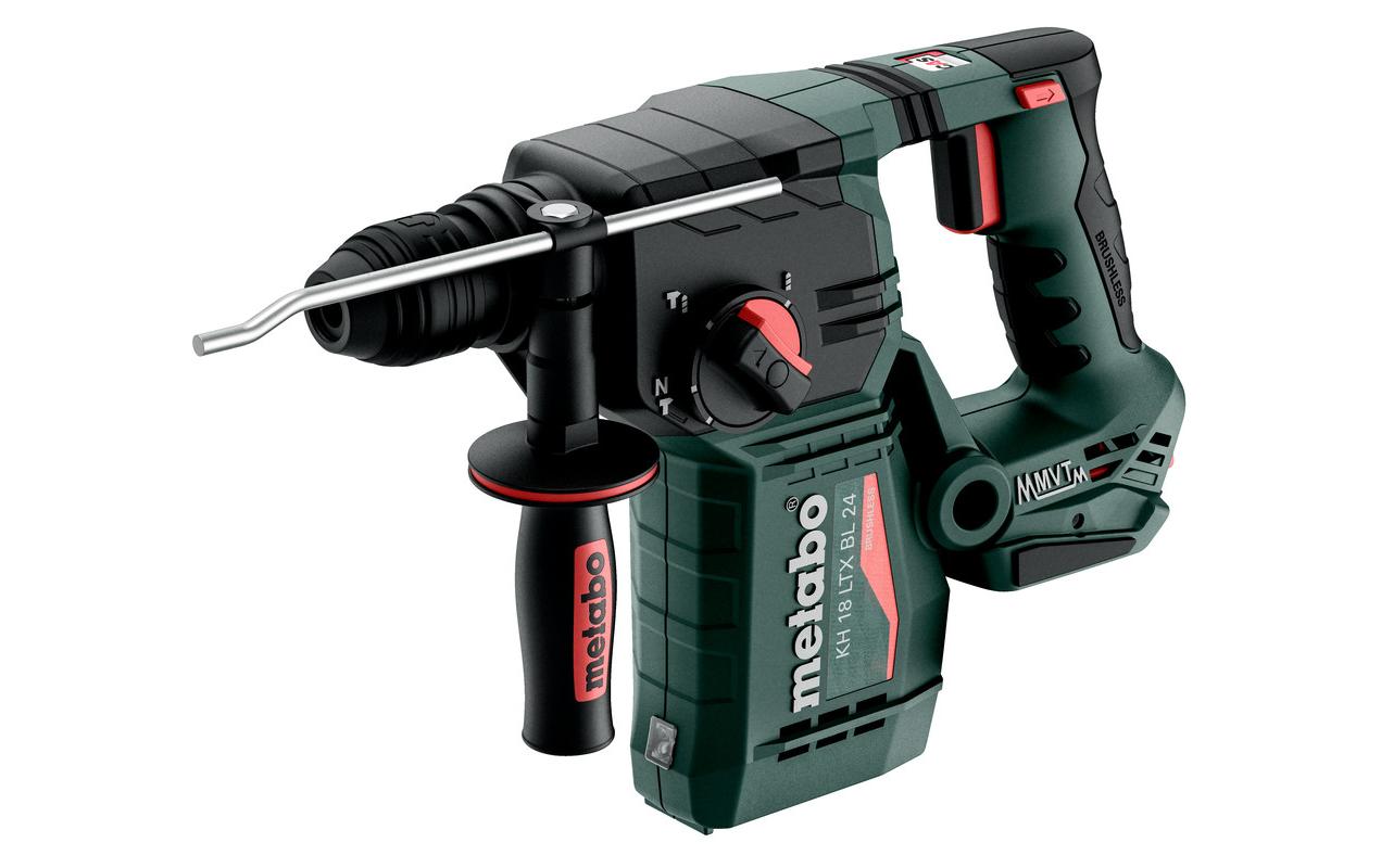 Metabo Bohrhammer KH 18 LTX BL 24 – 18 V (CAS) – SDS-plus – Beton Ø 24 mm – 2,2 J – Solo – Brushless