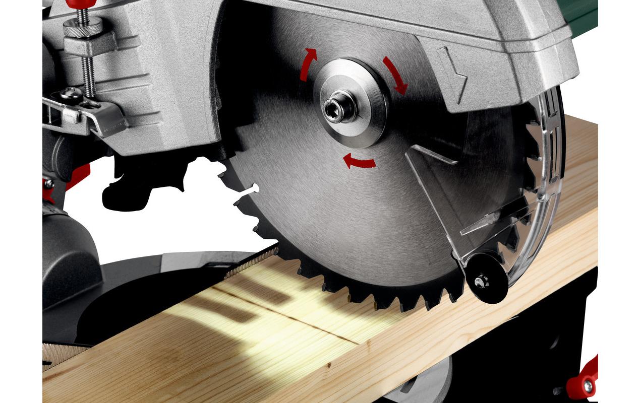 Metabo Kappsäge KGS 254 M – 1 800 W – Spindelhals – Sägeblatt-Ø 254 mm – Ohne Zubehör