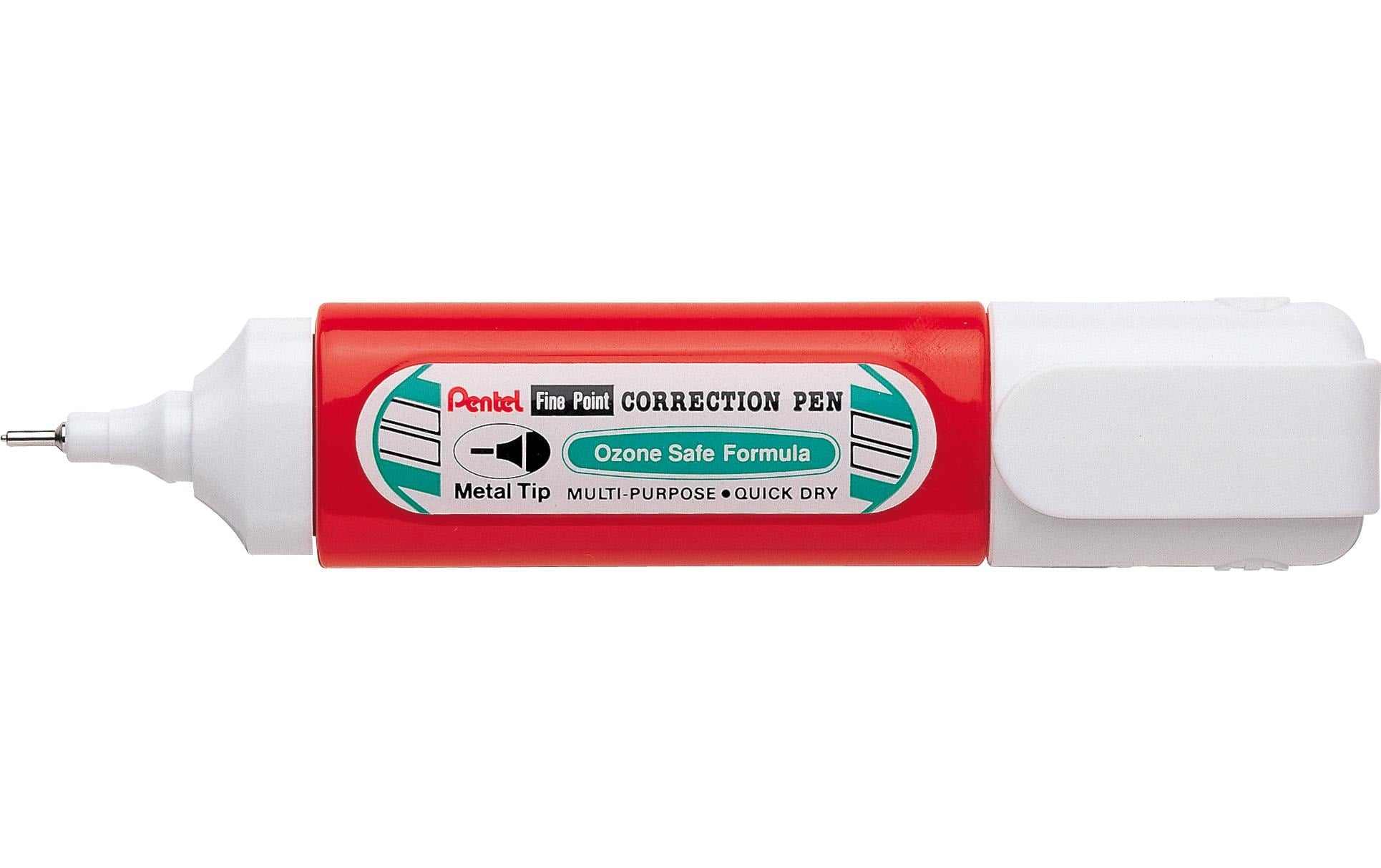 Pentel Korrekturstift Fine Point – Weiss – Rund – 12 ml