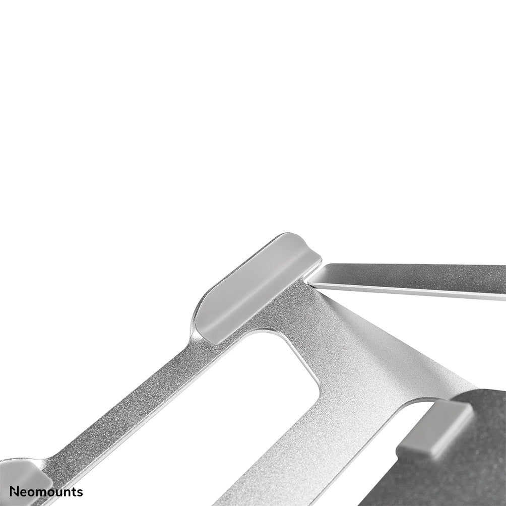 Neomounts Laptop-Ständer – für Geräte bis 17", bis 5 kg, faltbar – Silber