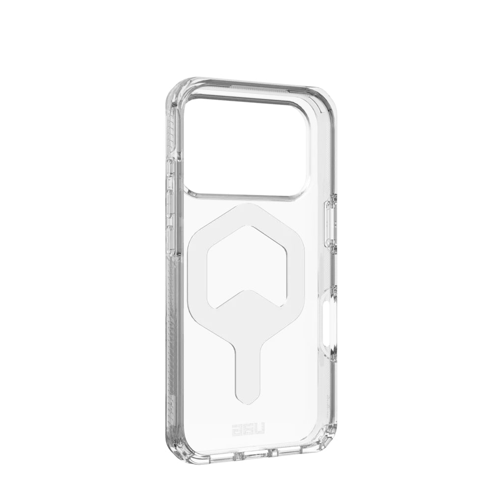 Urban Armor Gear UAG – Backcover Plyo MS Pro – für Apple iPhone 17 Pro – transparent/silber – TPU/PC, MagSafe-kompatibel