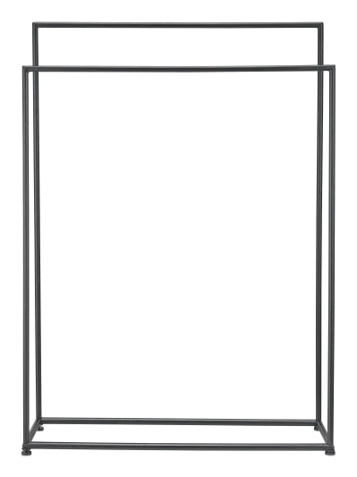 Blomus Handtuchständer Modo – 2 Arme, 60×18×84 cm, Edelstahl, Schwarz