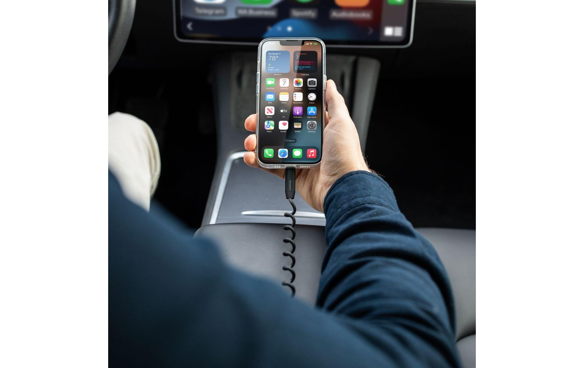 Vonmählen Allroundo GaN Ladekabel – 1× USB-C + 1× Lightning, 0,9 m – für Lightning-Geräte