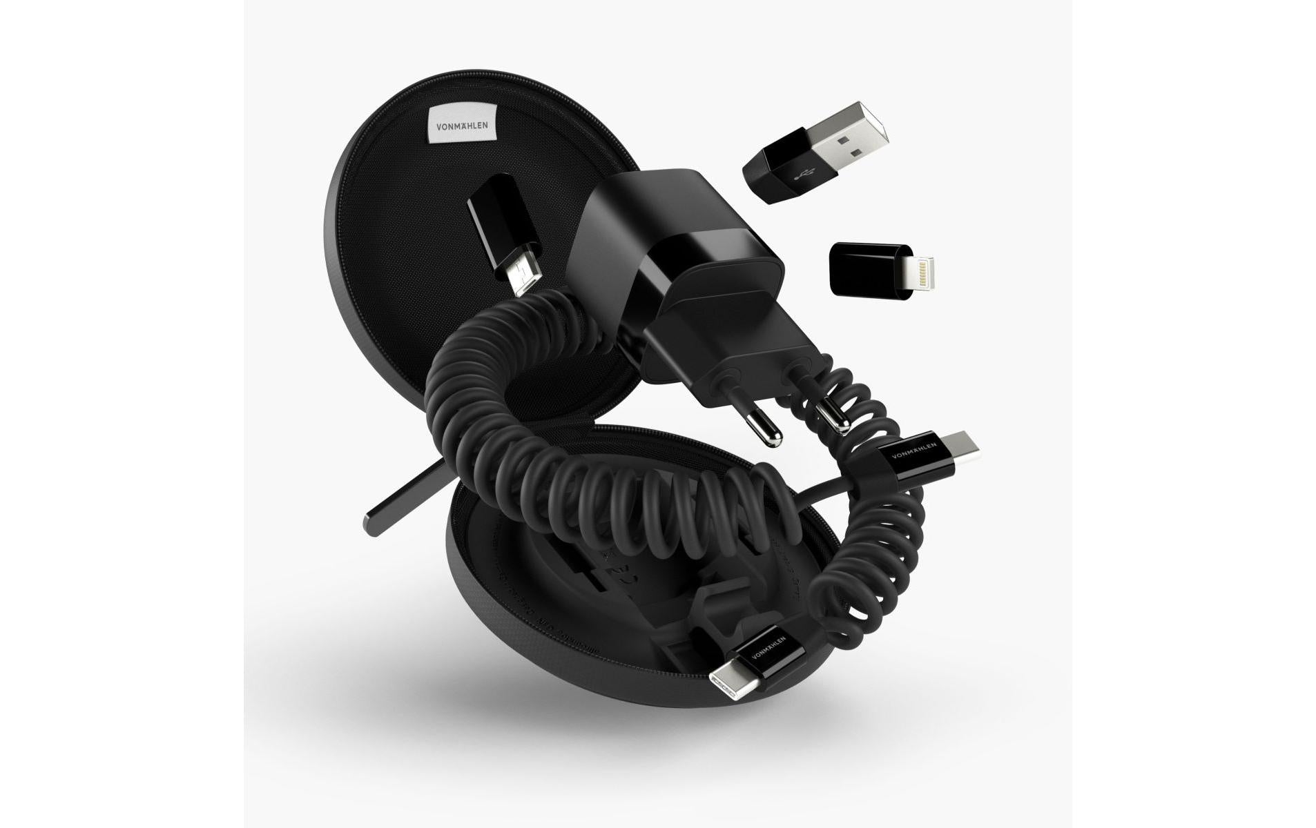 Vonmählen Allroundo GaN Ladekabel – 1× USB-C + 1× Lightning, 0,9 m – für Lightning-Geräte