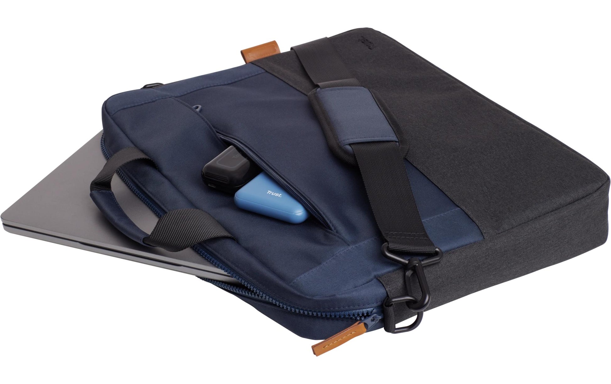 Trust Notebook-Tasche für Notebooks bis 16" – schockresistent, wasserdicht – Blau