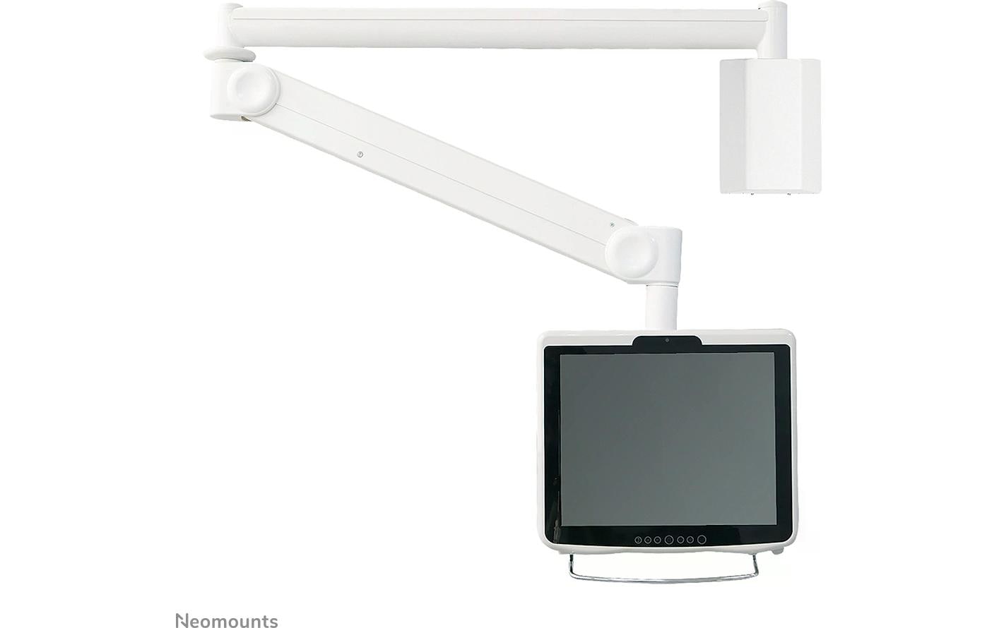 Neomounts FPMA-HAW100 – Monitorhalterung – bis 24", VESA 100 × 100 mm, 6 kg, höhenverstellbar, silber
