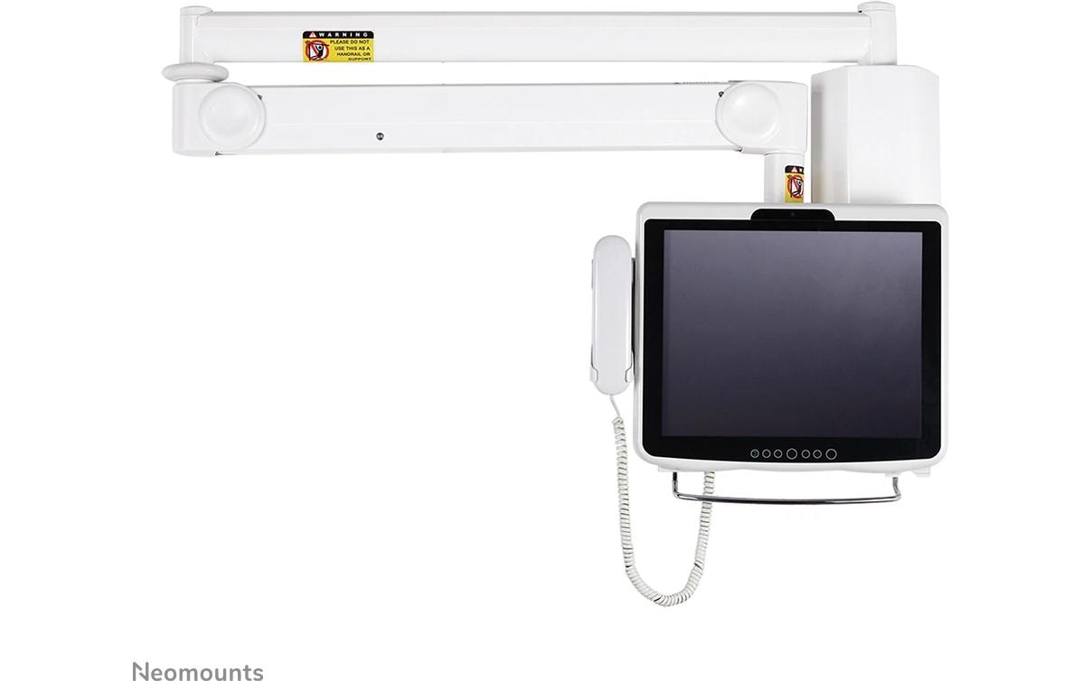 Neomounts FPMA-HAW100 – Monitorhalterung – bis 24", VESA 100 × 100 mm, 6 kg, höhenverstellbar, silber