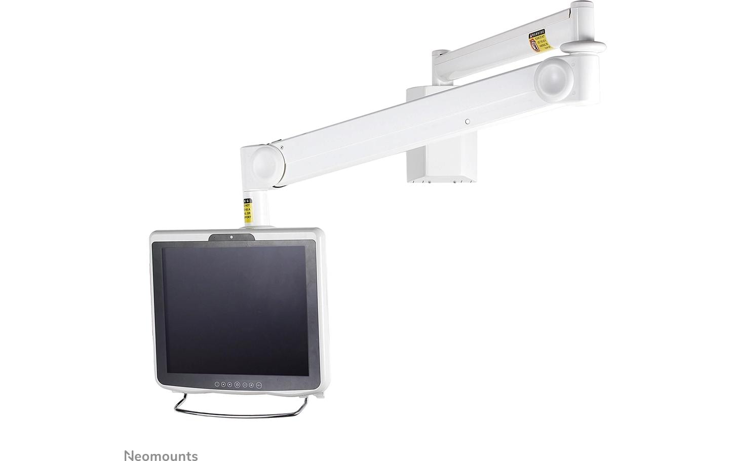 Neomounts FPMA-HAW100 – Monitorhalterung – bis 24", VESA 100 × 100 mm, 6 kg, höhenverstellbar, silber