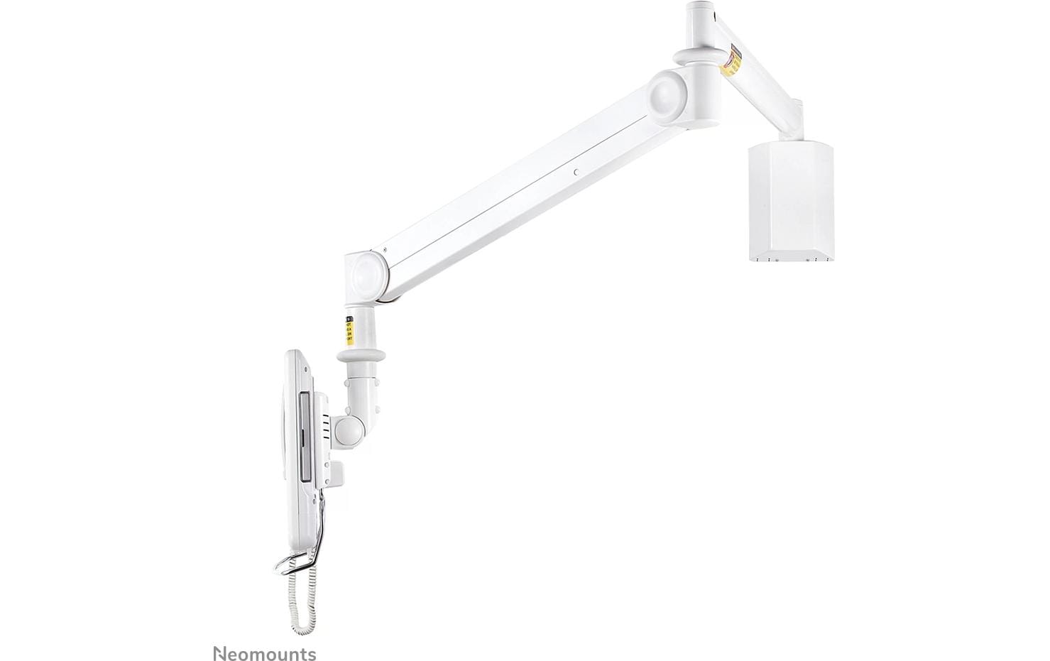 Neomounts FPMA-HAW100 – Monitorhalterung – bis 24", VESA 100 × 100 mm, 6 kg, höhenverstellbar, silber
