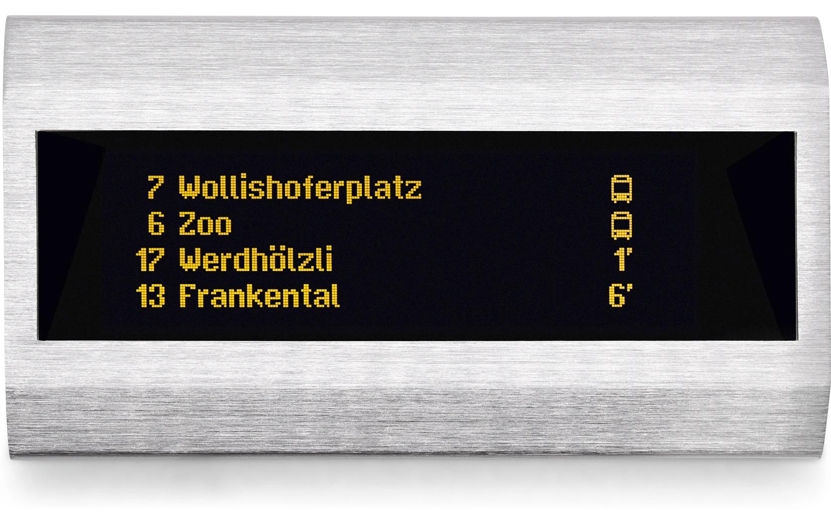 Tramli Public Display, USB-C, Silbergrau