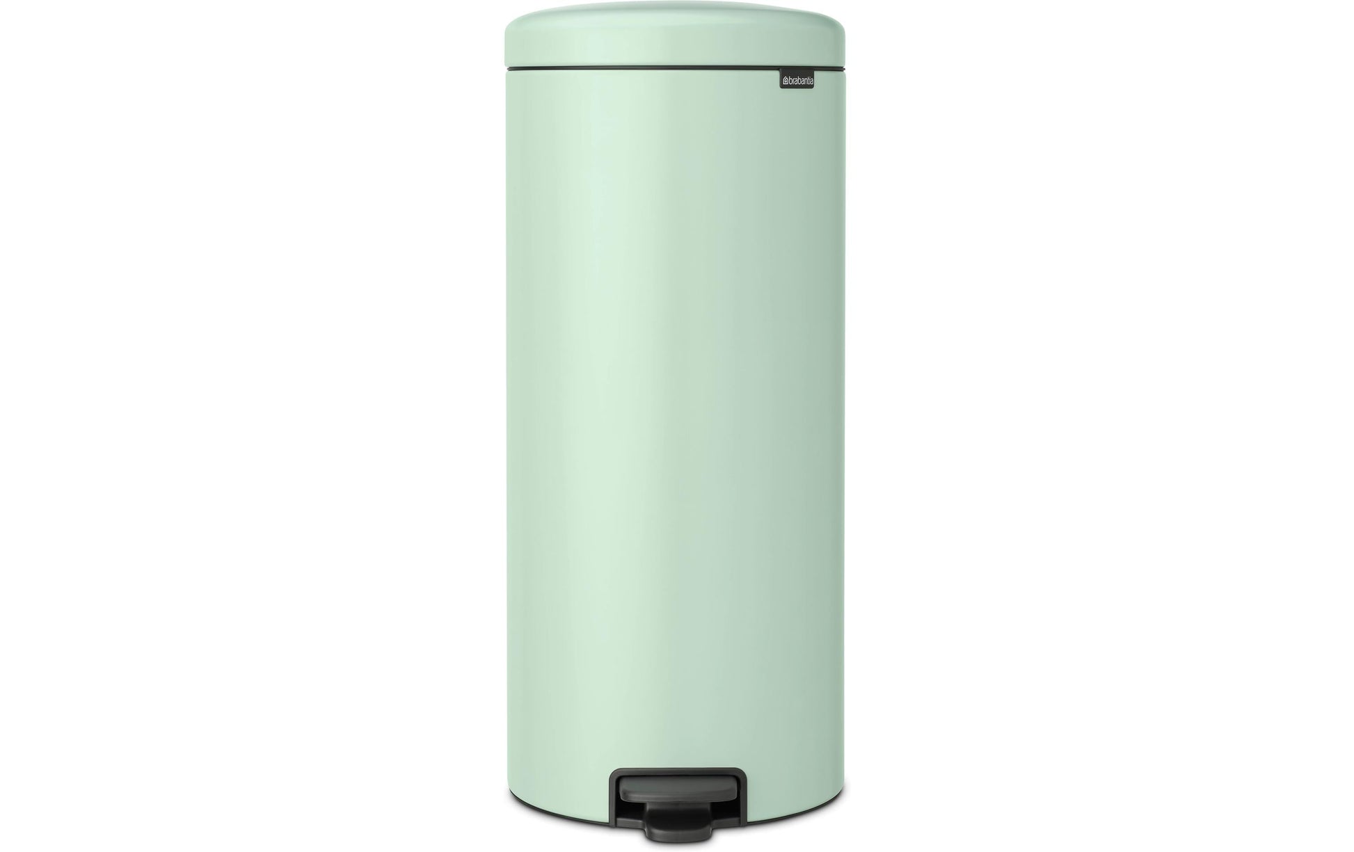 Brabantia NewIcon Papierkorb – 30 l – Stahl, Grün – Ø 293 × H 679 mm